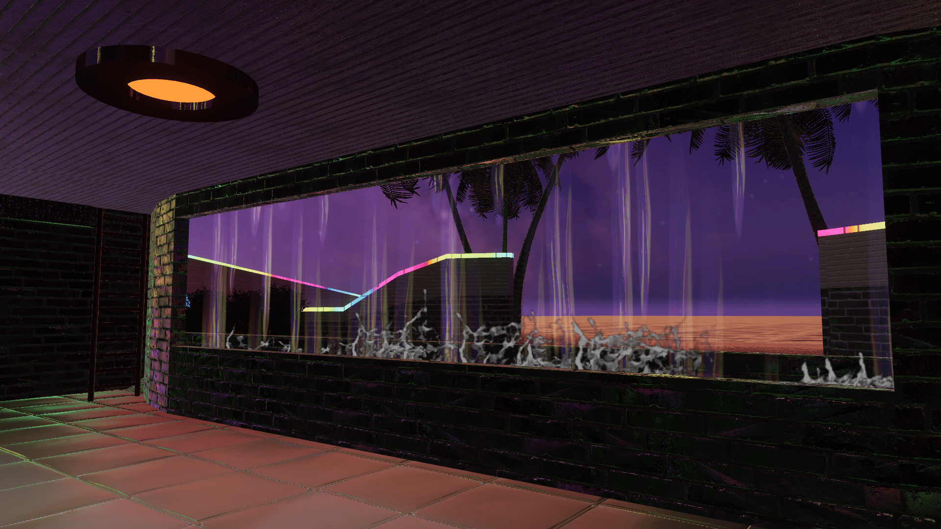 Club Icon (Base) – Neon Beachfront VRChat Club Framework (Quest Compatible)