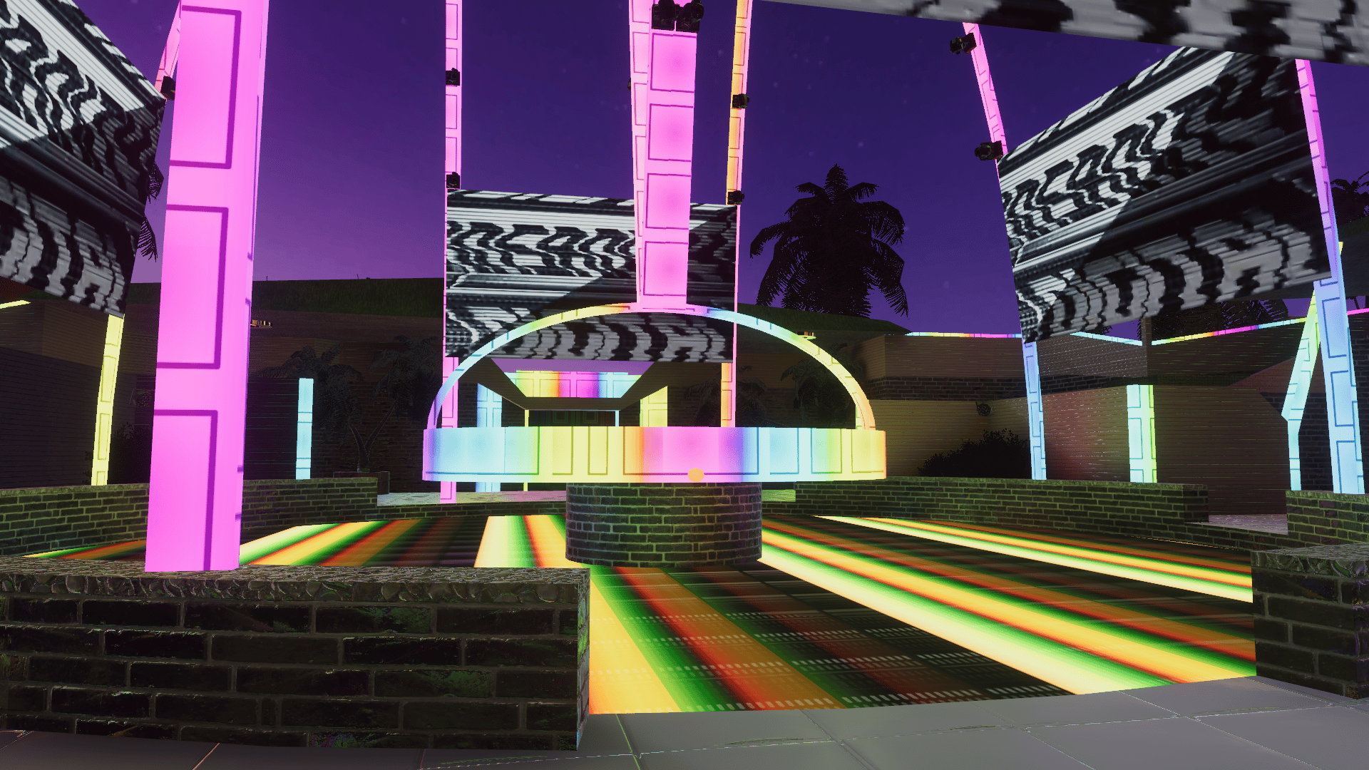Club Icon (Base) – Neon Beachfront VRChat Club Framework (Quest Compatible)