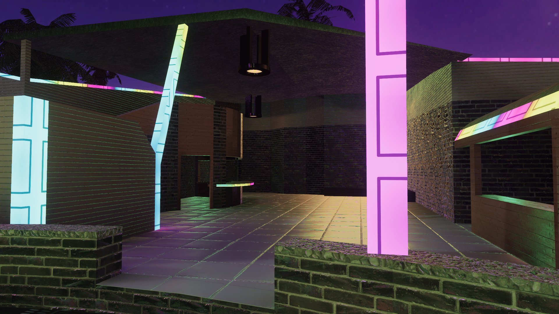 Club Icon (Base) – Neon Beachfront VRChat Club Framework (Quest Compatible)