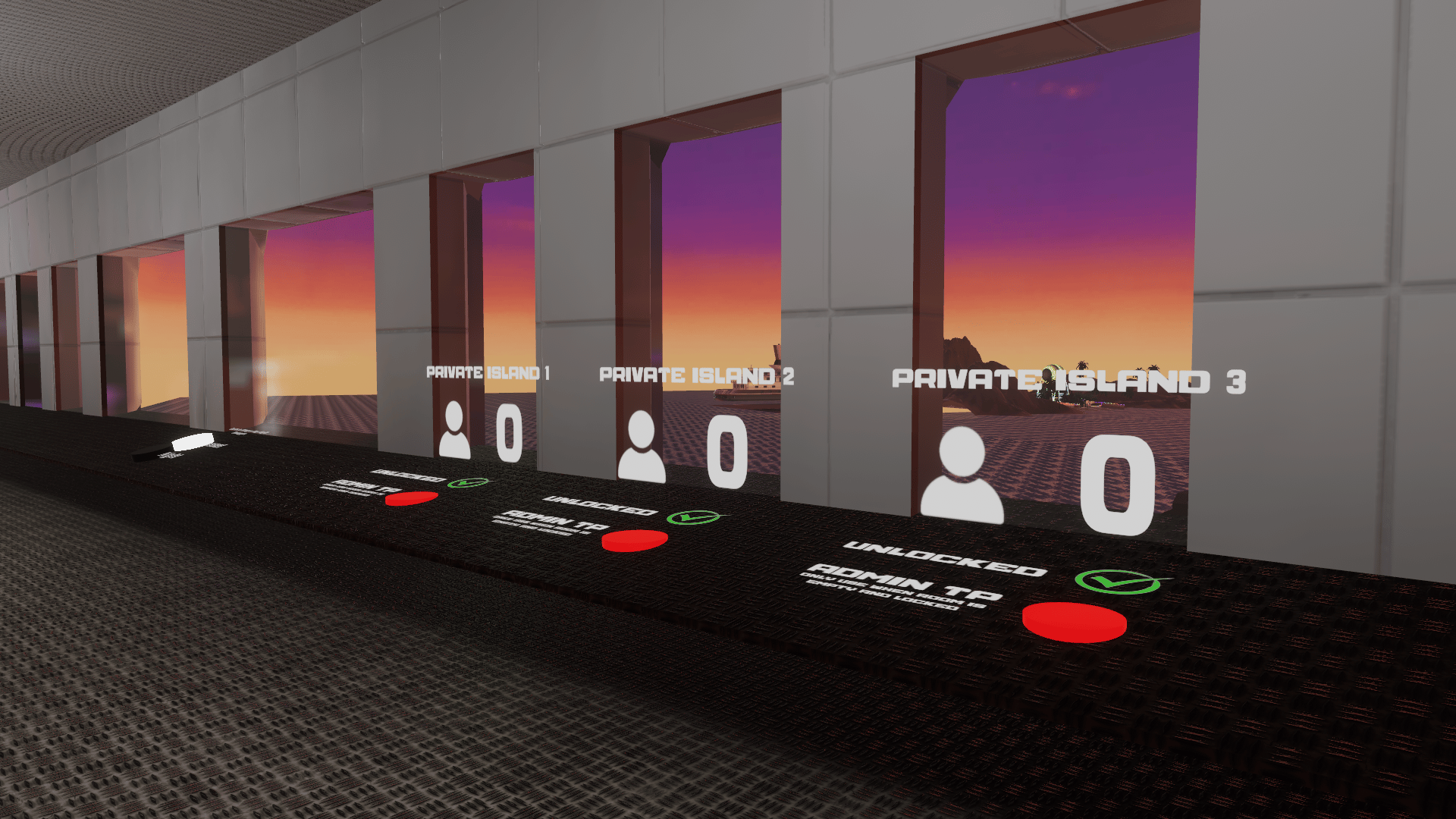 Club Icon (Base) – Neon Beachfront VRChat Club Framework (Quest Compatible)