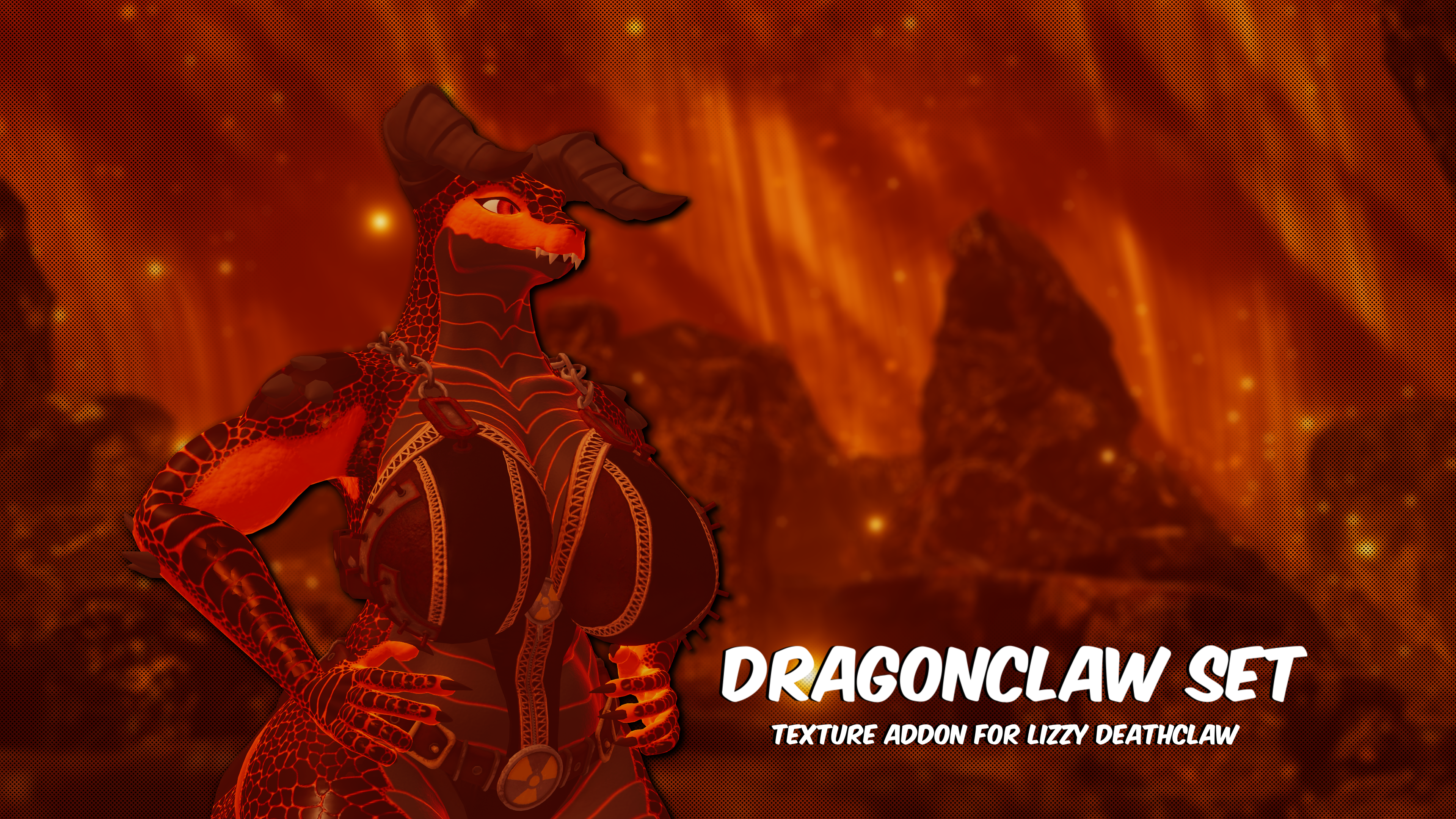 Dragonclaw- Lizzy Deathclaw Texture Set