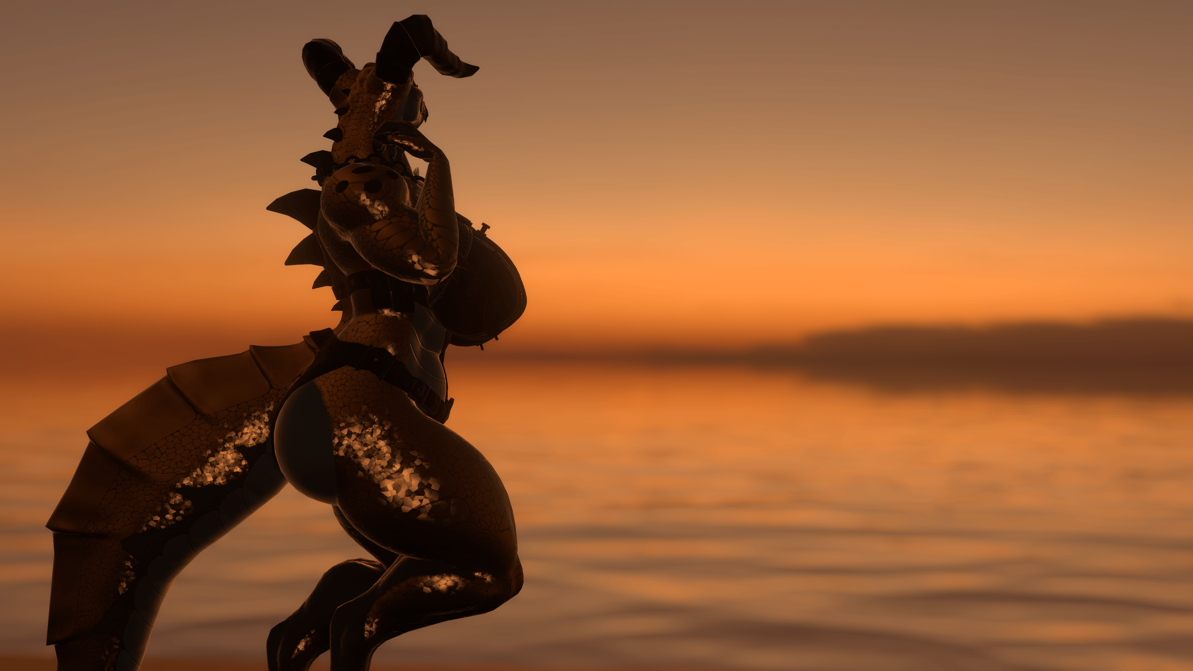 Dragonclaw- Lizzy Deathclaw Texture Set