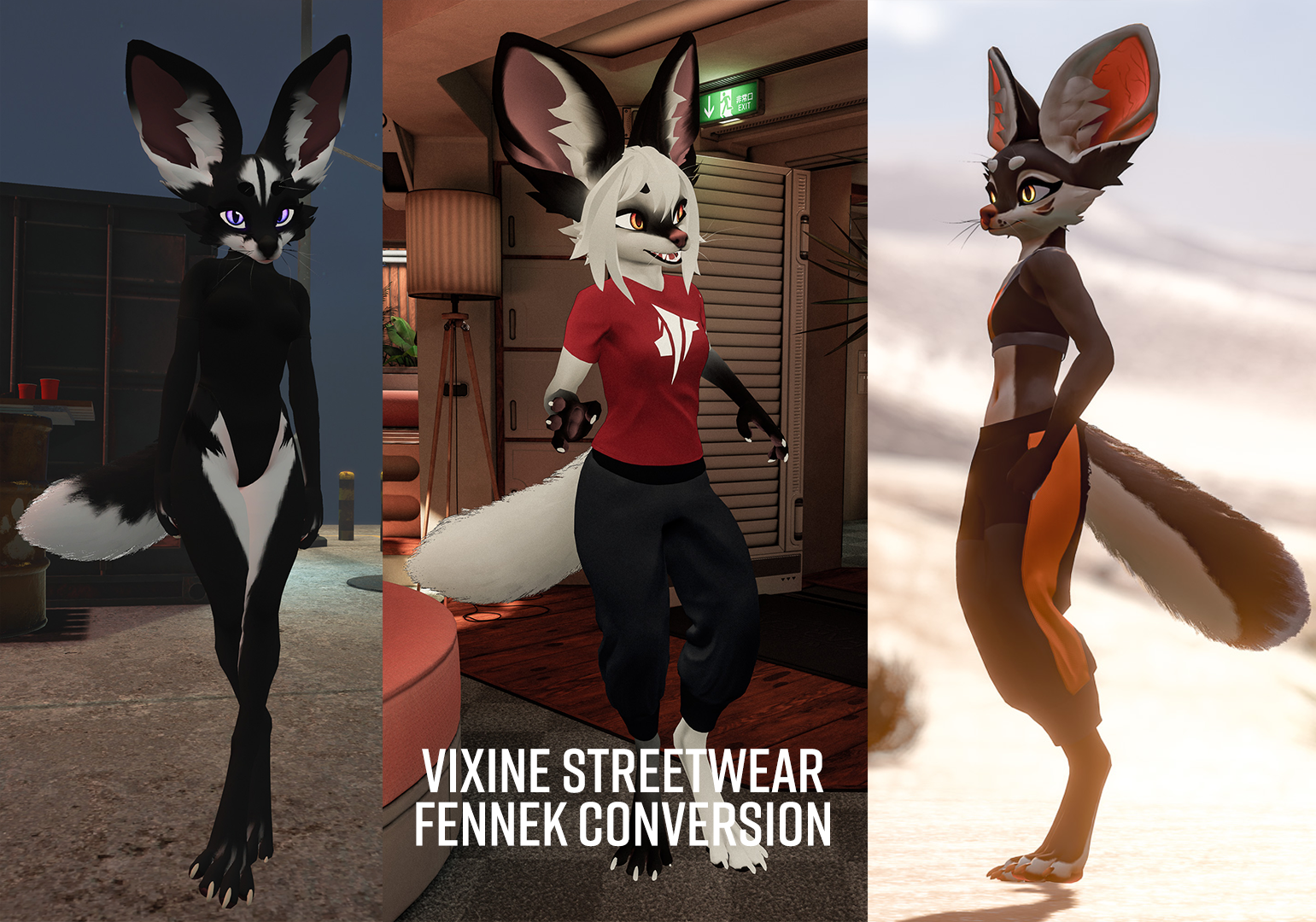Vixine Streetwear + Bodysuit for the Fennek