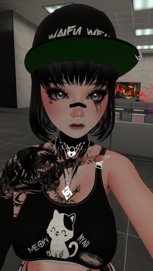 ♡ Jinx Goth Girl ♡ VRChat Avatar ( GoLoco & SPS )