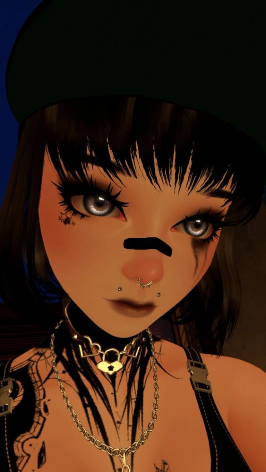 ♡ Jinx Goth Girl ♡ VRChat Avatar ( GoLoco & SPS )