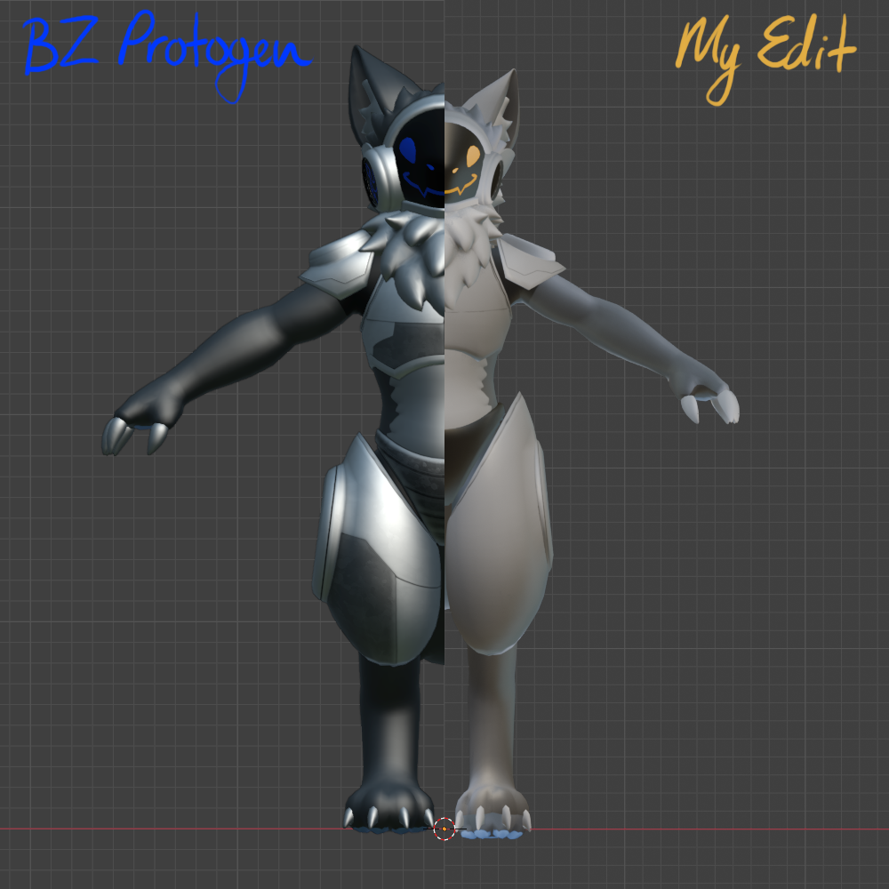 BZ Protogen VRchat Base Edit