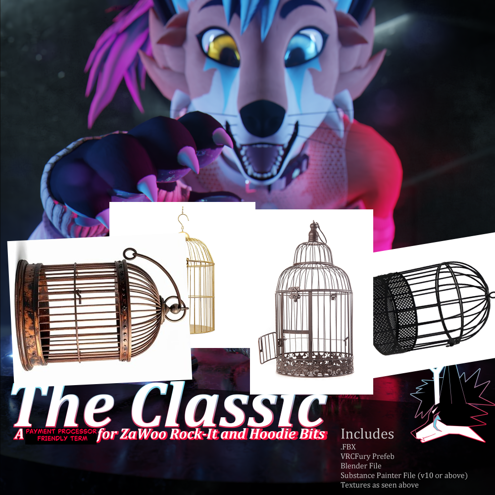 Classic [PAYMENT PROCESSOR FRIENDLY TERM] for ZaWoo Rock-It Shaft and Hoodie Bits