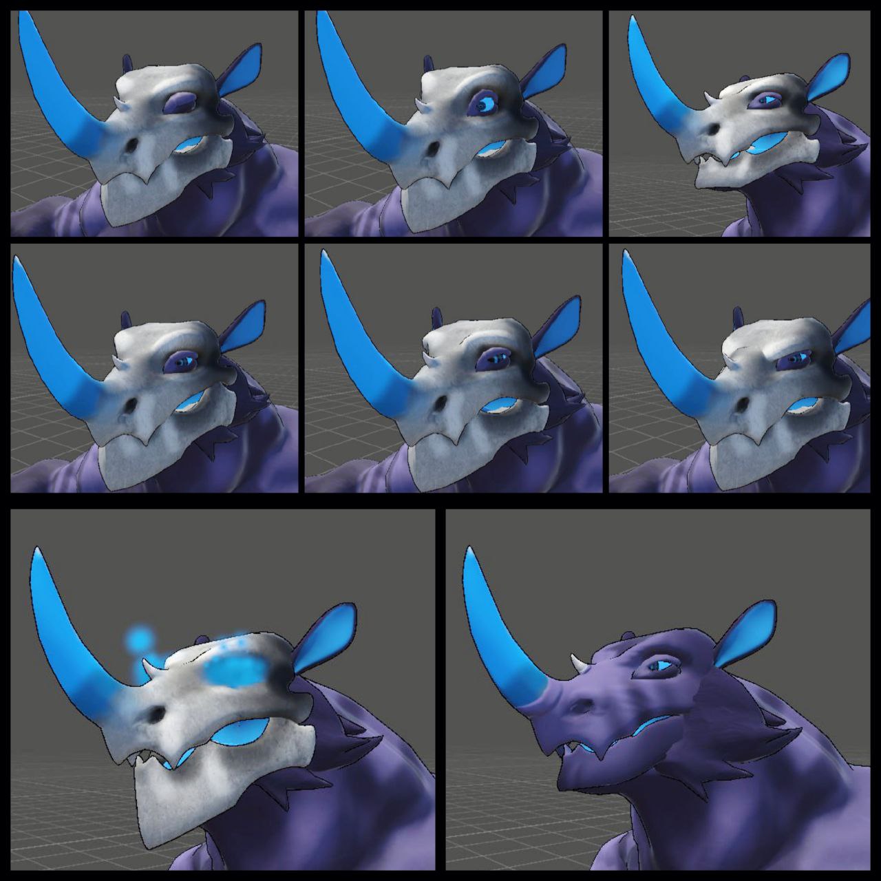 Skull Rhino VRChat Avatar