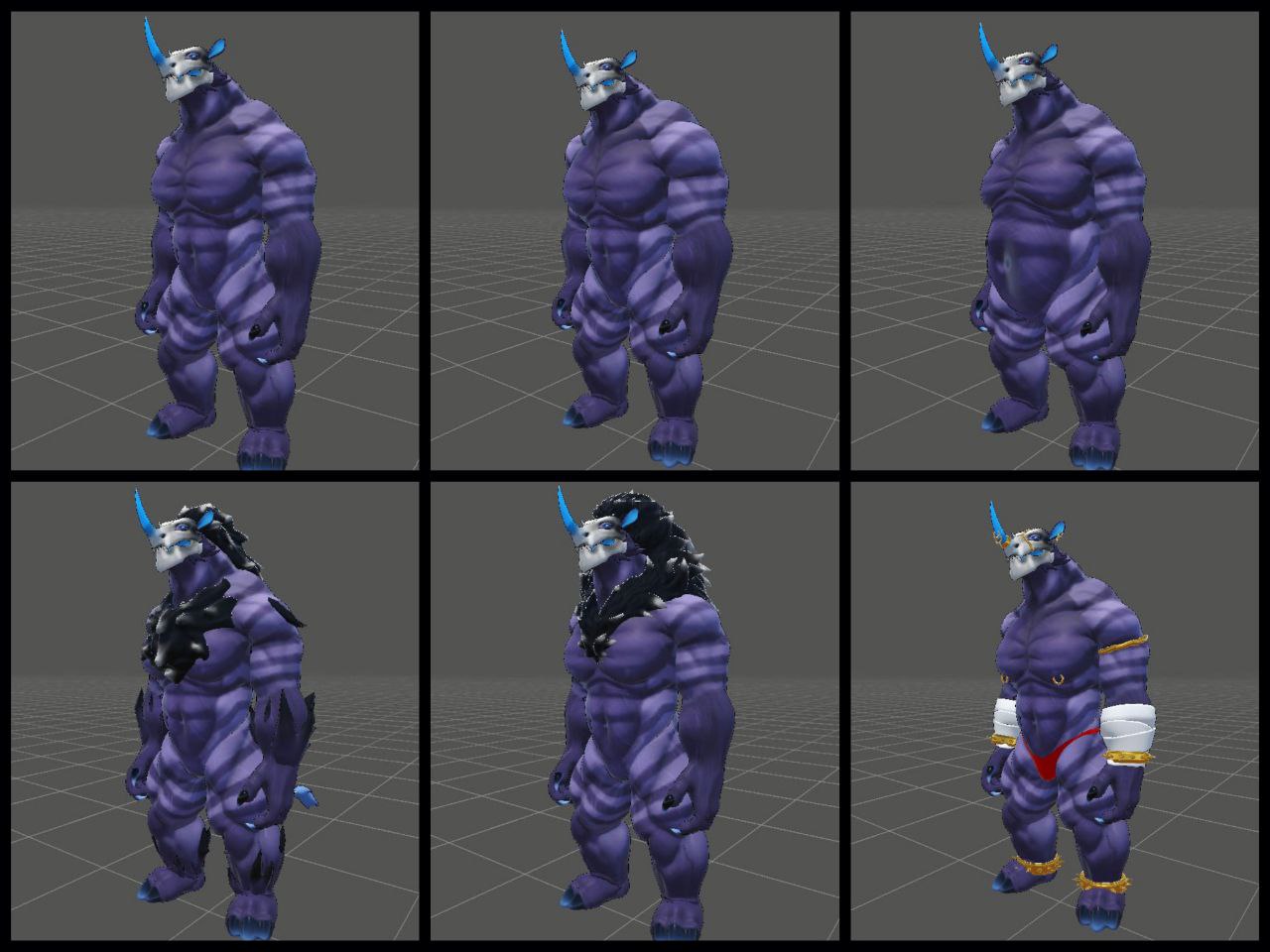 Skull Rhino VRChat Avatar