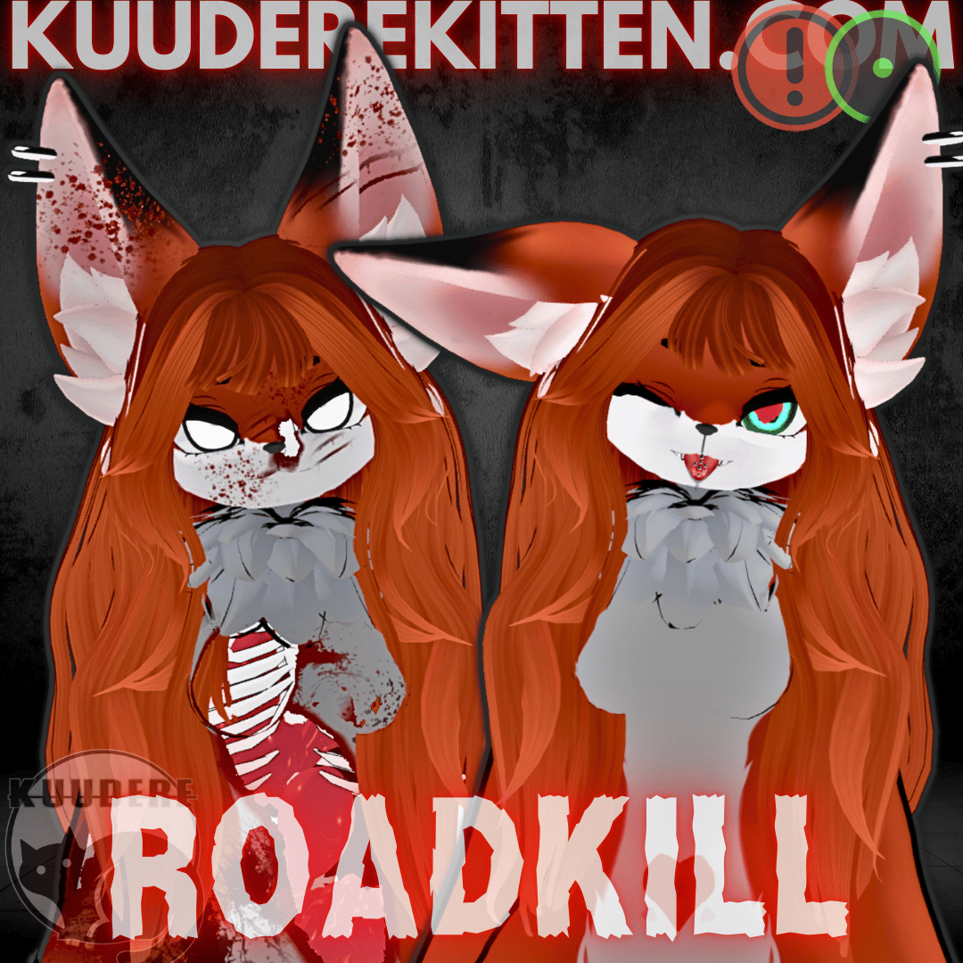Velvet the Roadkill Fox [PC ONLY] [VRCHAT AVATAR]