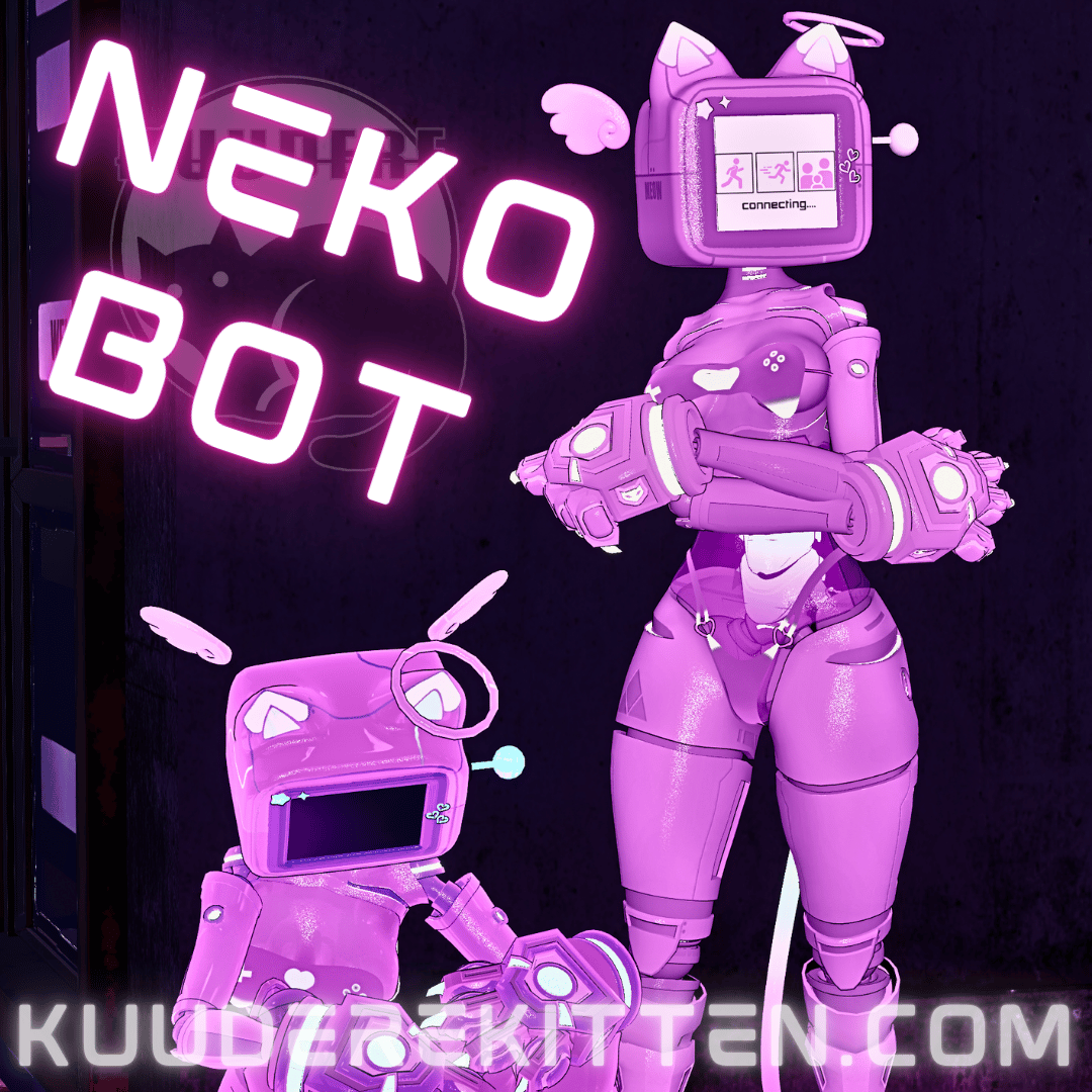 NEKOBOT [SFW][PC + QUEST][VRCHAT AVATAR]