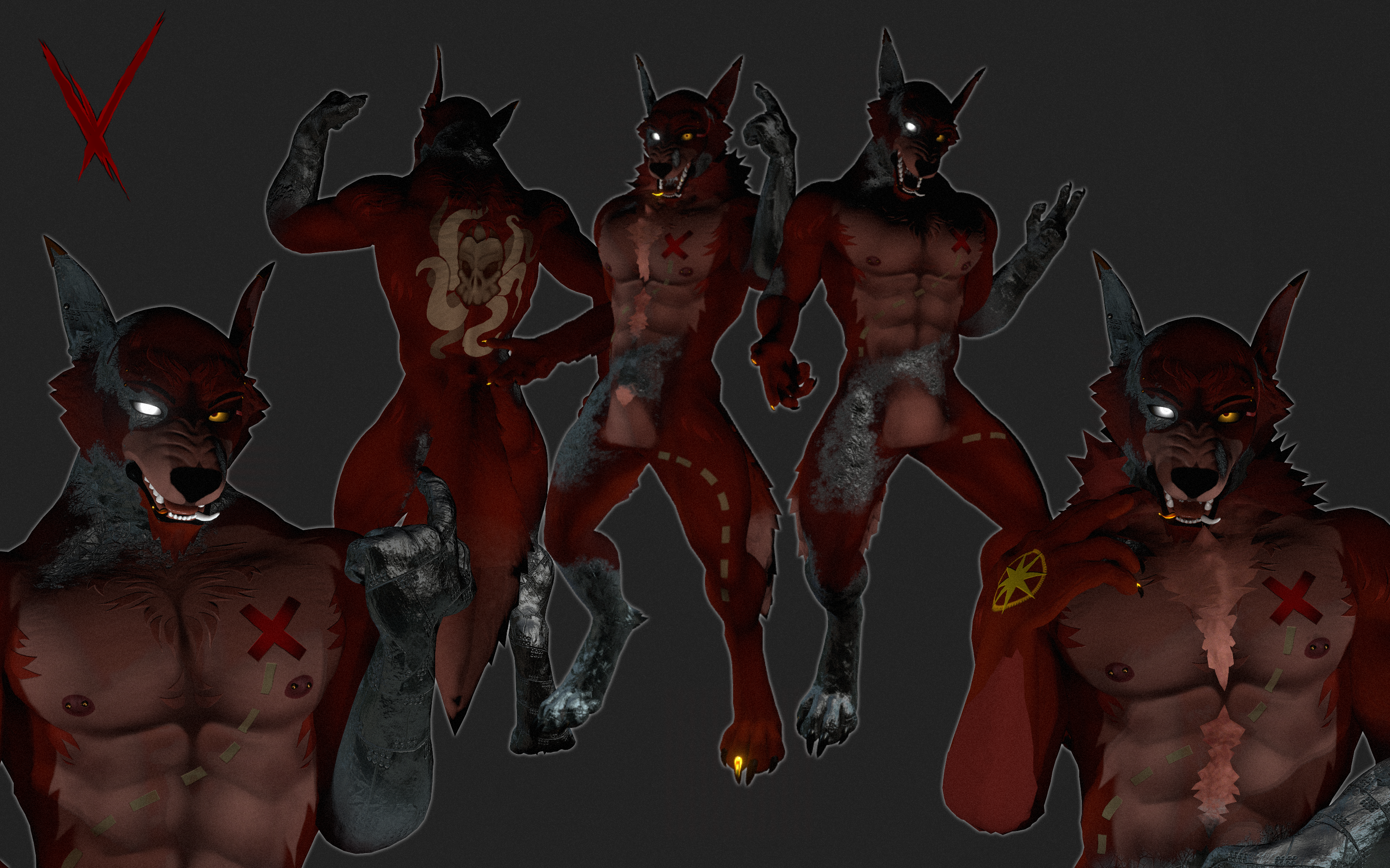 "Foxy" Man The Pirate - Wolfman Texture