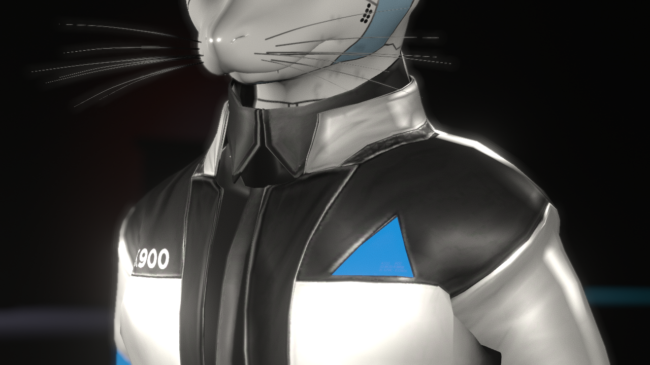 RK1000 Outfit for Rexouium 1.6 & 1.7  | Detroit: Become Human-Inspired Jacket and Pants