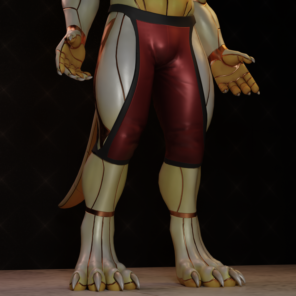 Open Thigh Pants for the Draconian