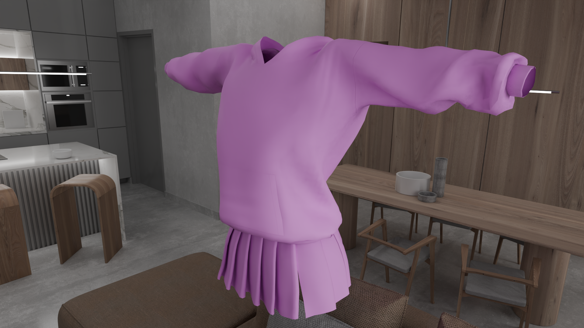 Cute Skirt and Sweatshirt for Rexouium <3