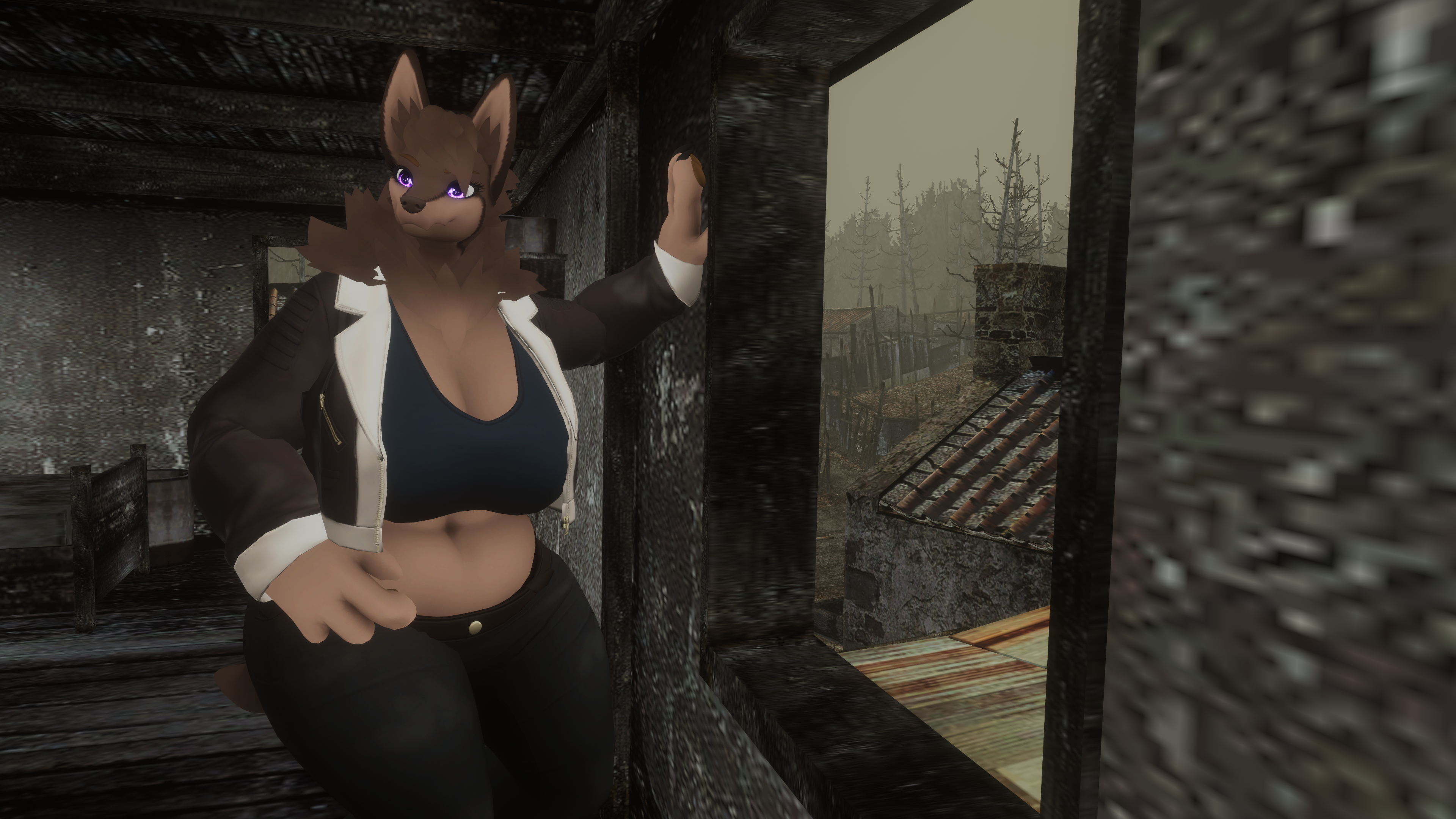 Resident Evil 4 Leon - Ghostly3D Mama-Gen UrbanWear Texture