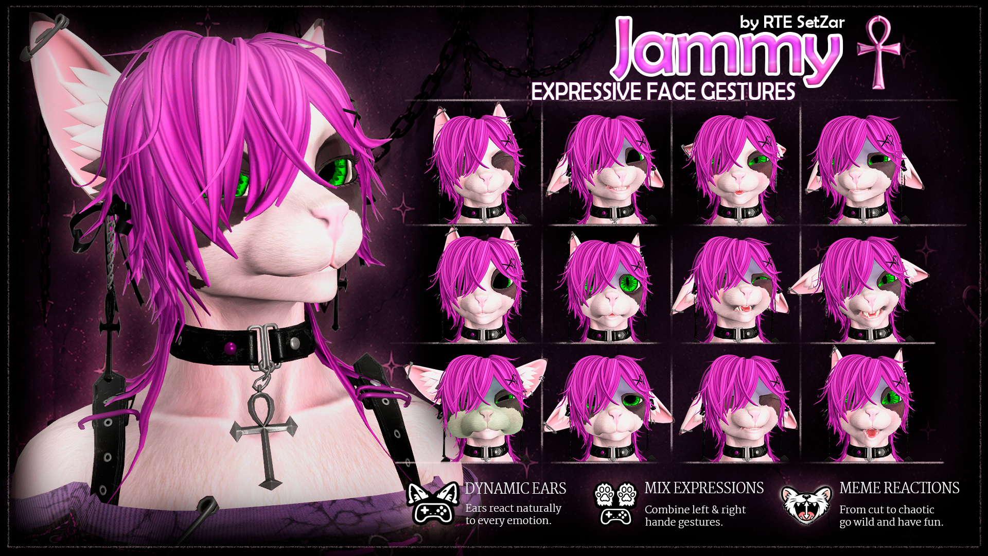 Jammy Customizable Furry Avatar SFW|NSFW ( PC & Quest ) by RTESetZar