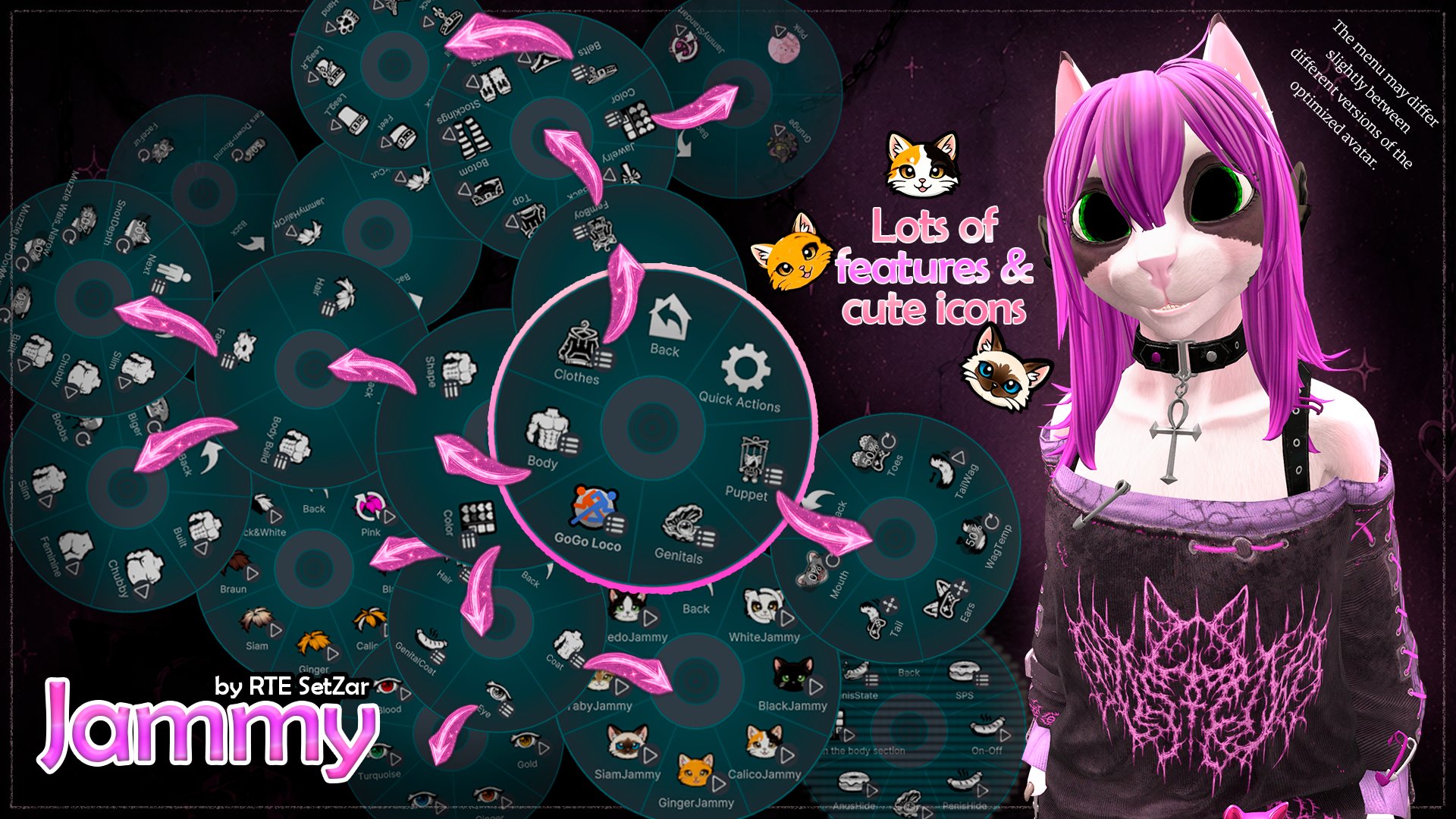 Jammy Customizable Furry Avatar SFW|NSFW ( PC & Quest ) by RTESetZar
