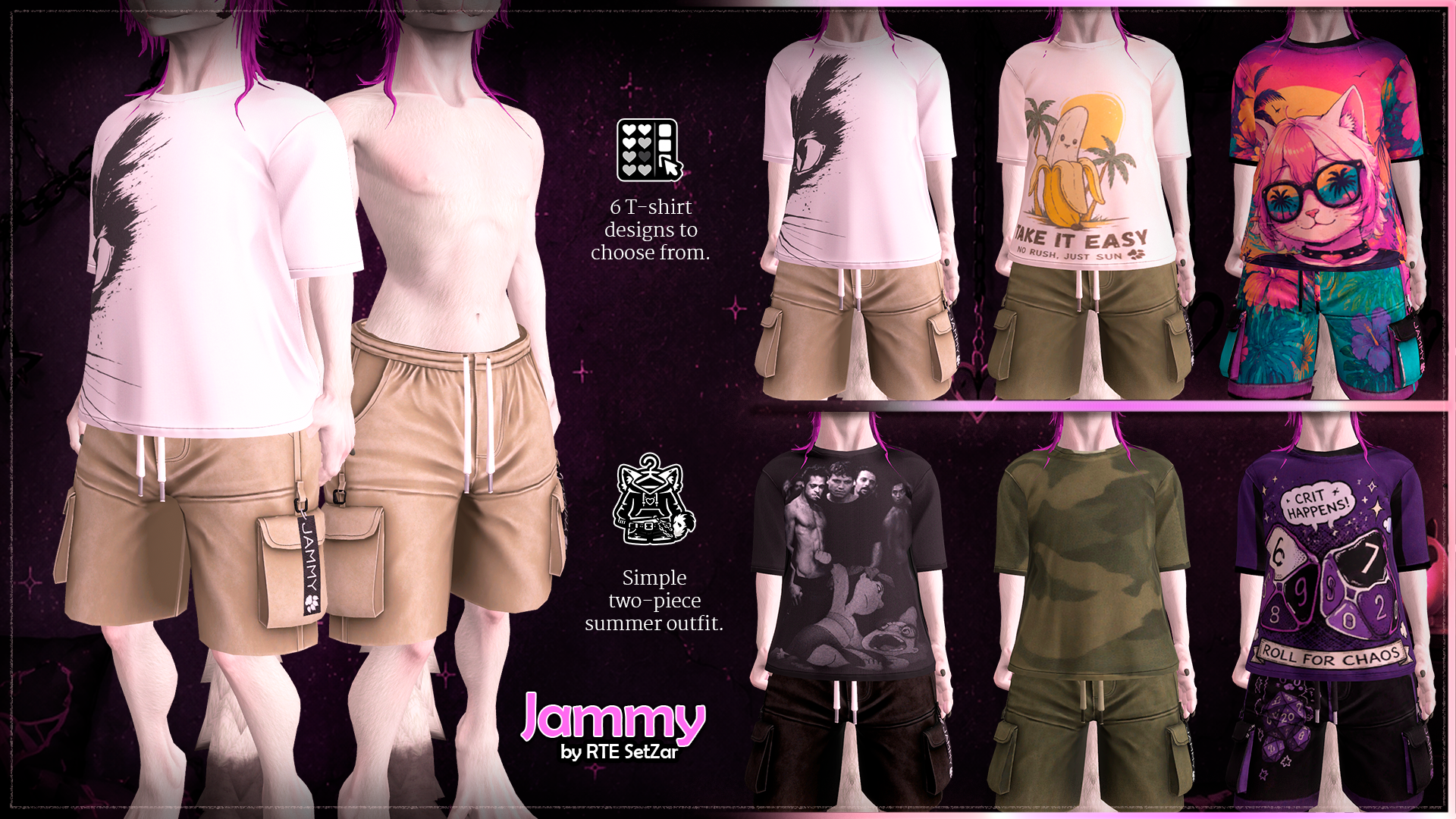 Jammy Customizable Furry Avatar SFW|NSFW ( PC & Quest ) by RTESetZar