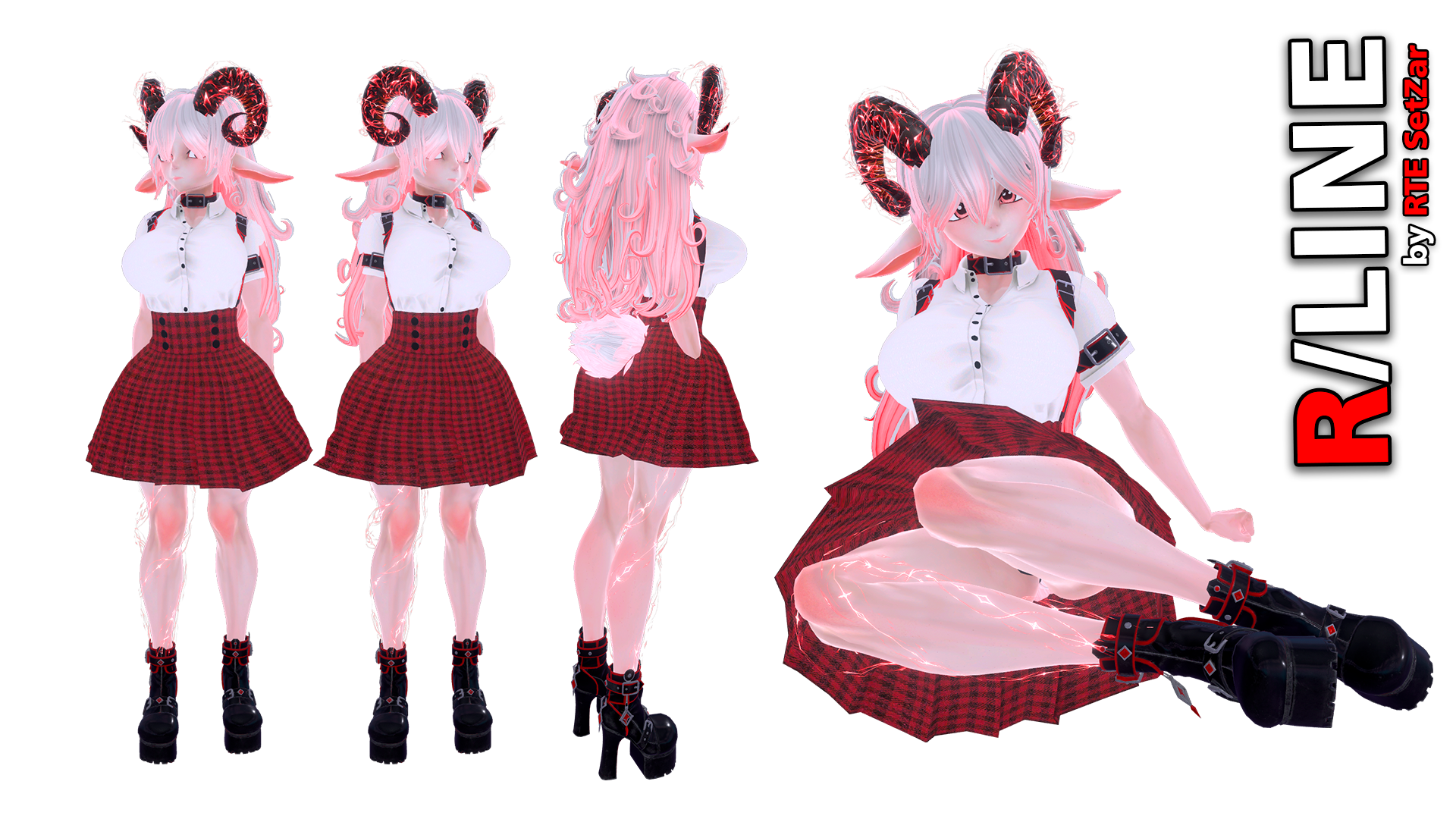 R/LINE Student uniform OUTFIT by RTE SetZar