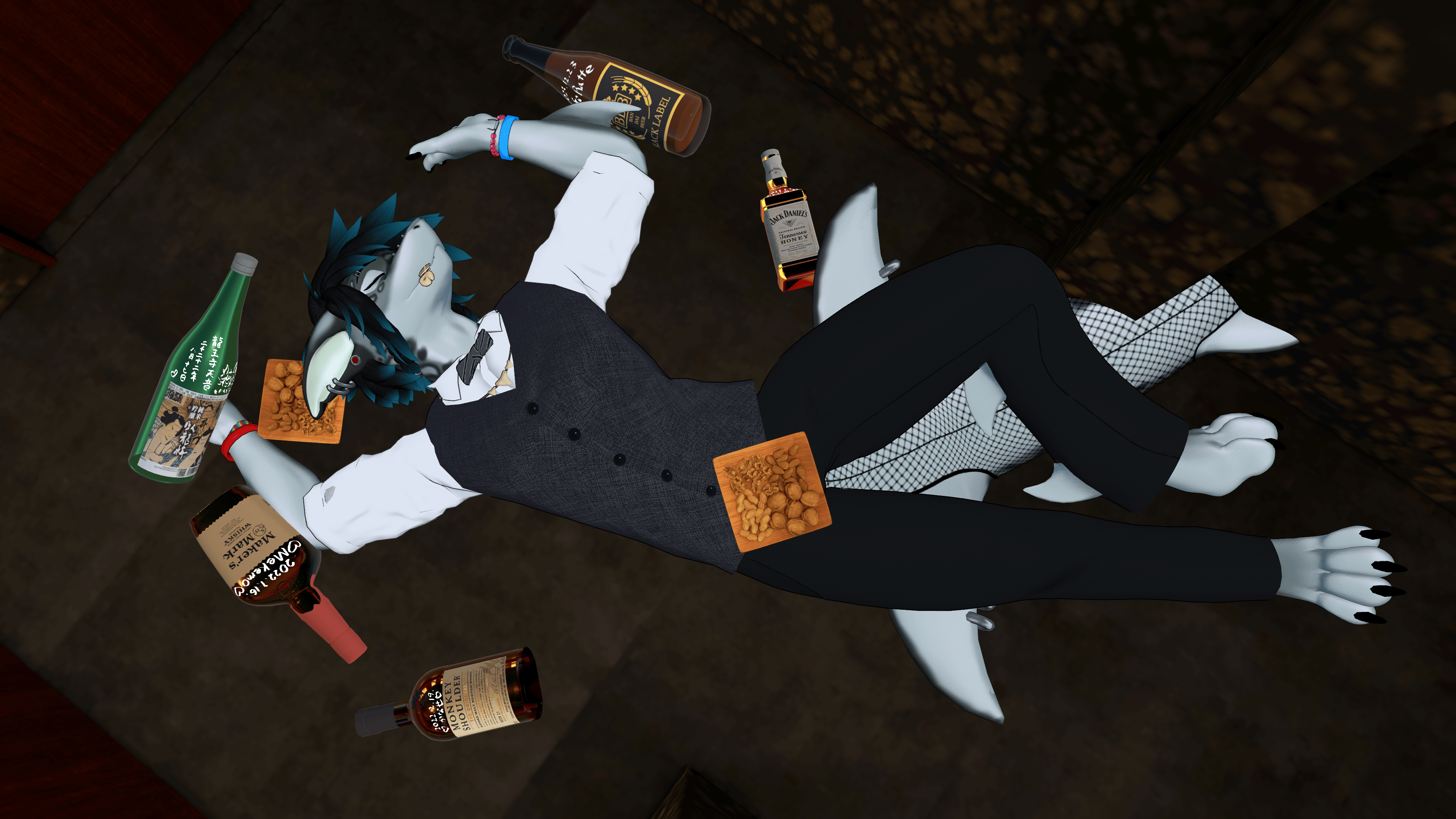 Two piece suit for Shawn the shark