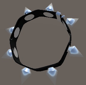 Thick Spike Collar
