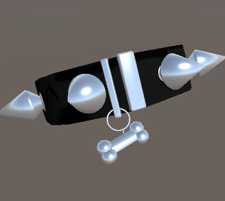 Thick Spike Collar