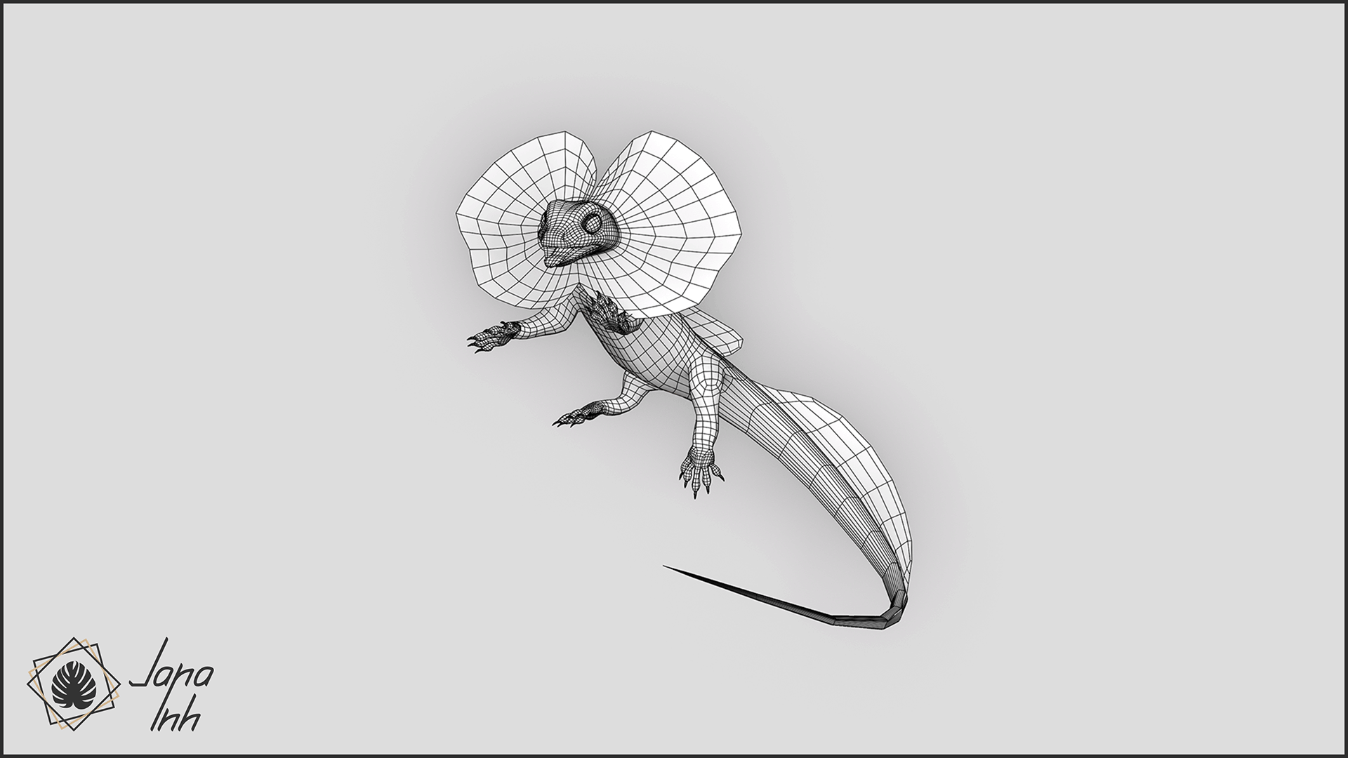 Frilled Lizard Follower