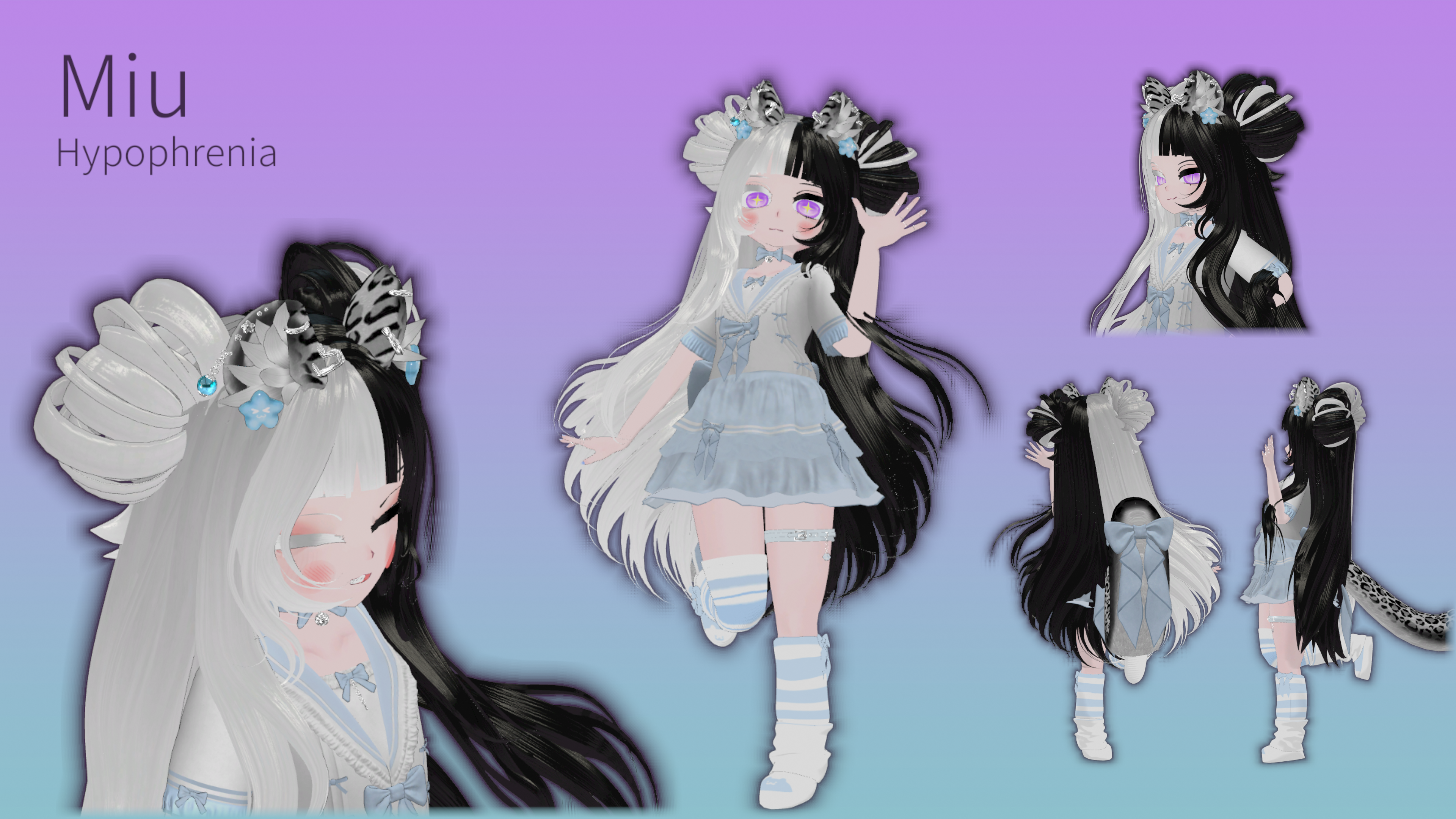♥ Miu (Human/Furry)!! Server Freebie (PC/QUEST) Vtuber : Warudo / VRM & FaceTracking ♥