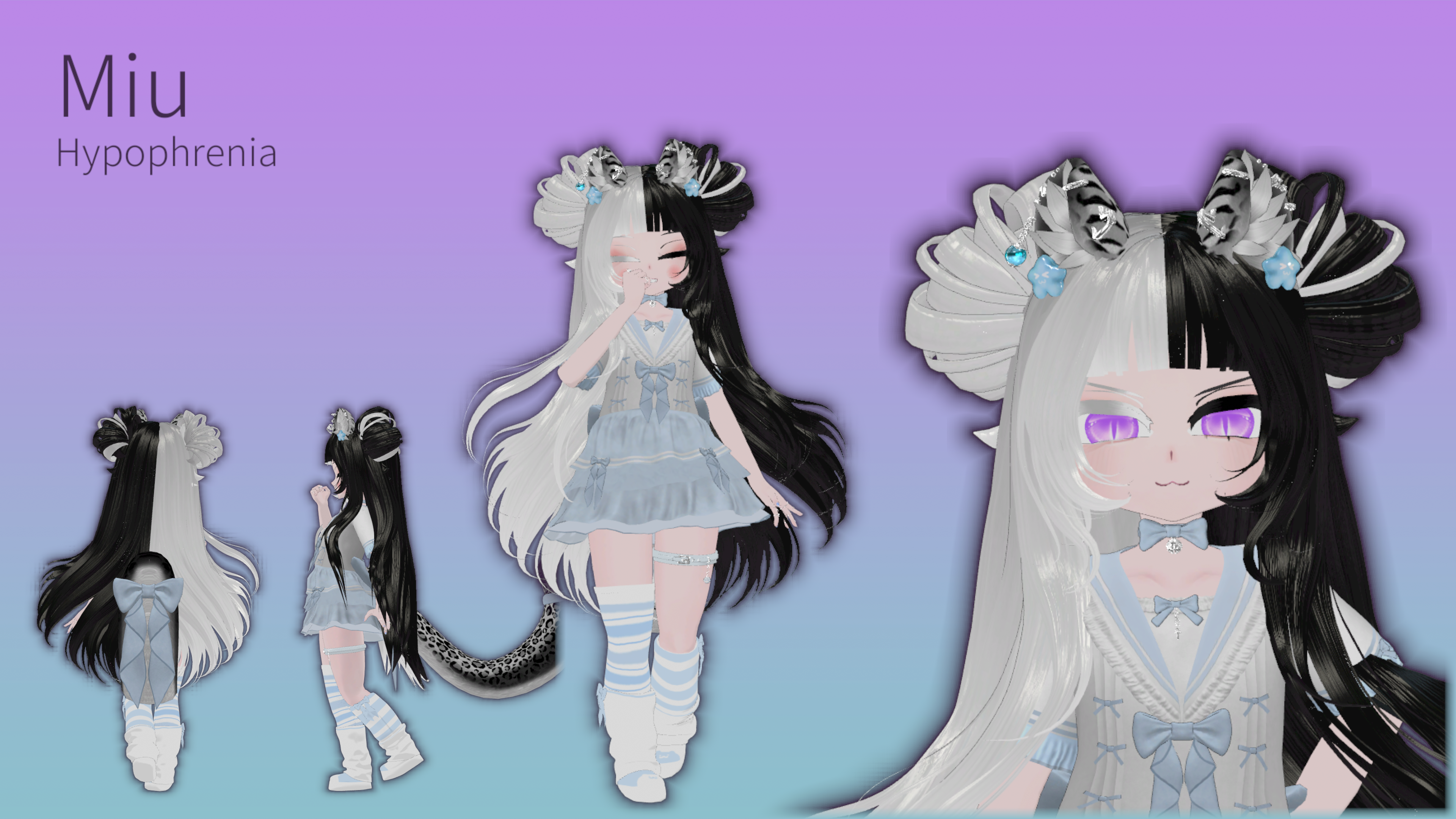 ♥ Miu (Human/Furry)!! Server Freebie (PC/QUEST) Vtuber : Warudo / VRM & FaceTracking ♥