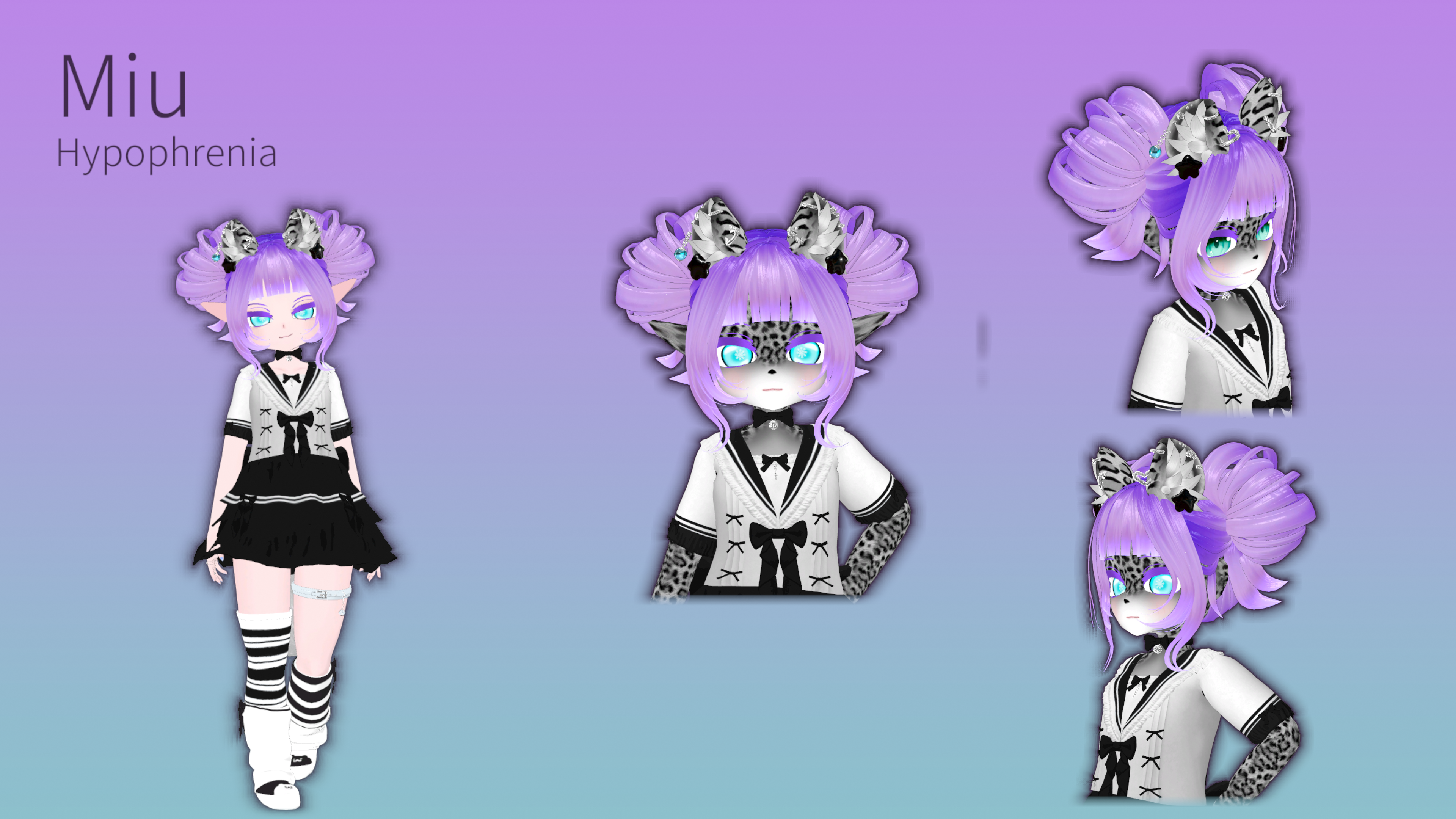♥ Miu (Human/Furry)!! Server Freebie (PC/QUEST) Vtuber : Warudo / VRM & FaceTracking ♥