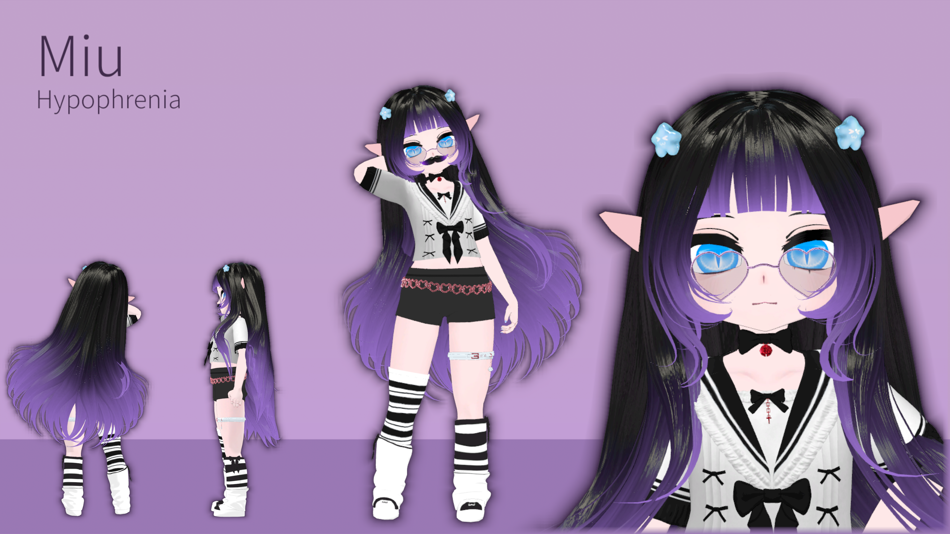♥ Miu (Human/Furry)!! Server Freebie (PC/QUEST) Vtuber : Warudo / VRM & FaceTracking ♥