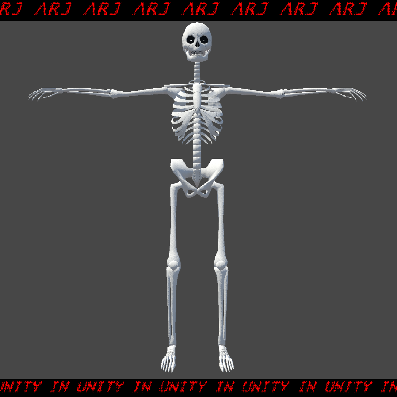 PolySkell | VRChat Avatar | Low-Poly Skeleton Base | For Pc & Quest |