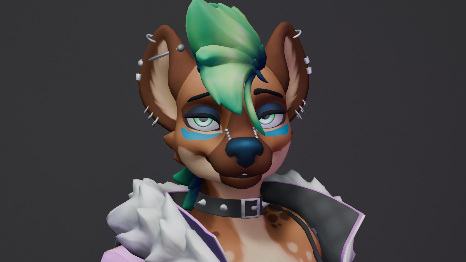Industrial Yeen Piercings for Alber Hyenid