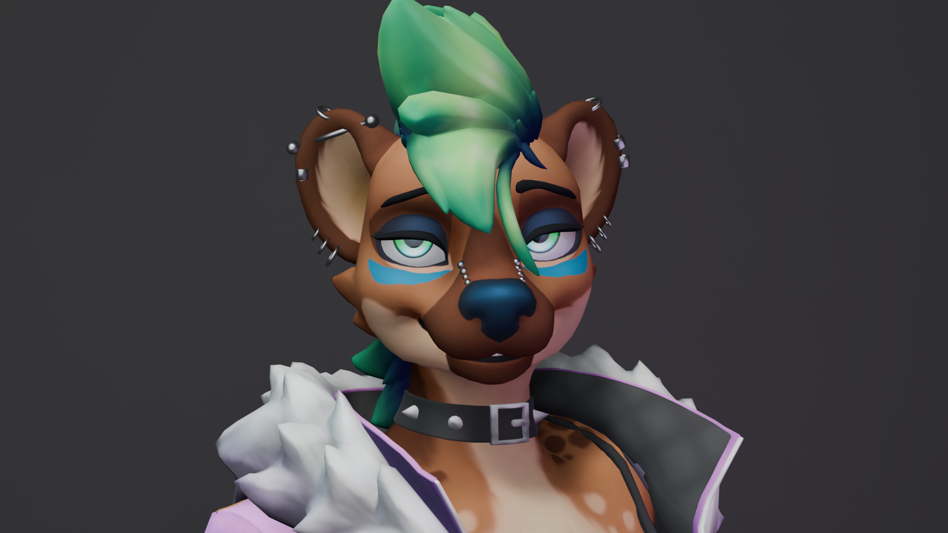 Industrial Yeen Piercings for Alber Hyenid