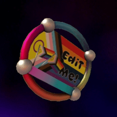 ๐ณ๏ธโ๐ LGBT+ Pride Pronouns Pin ๐ณ๏ธโ๐