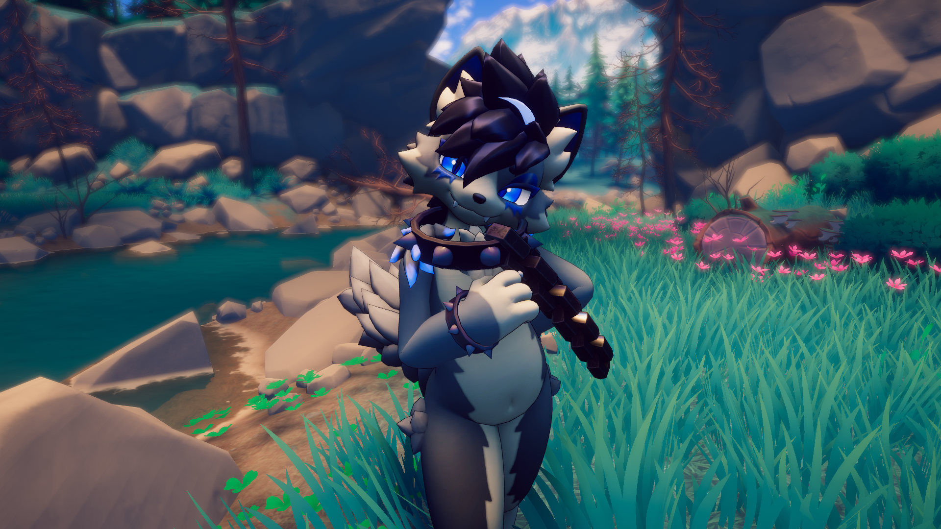 Akami - Kemono Wolf VRChat Furry Model/Avatar