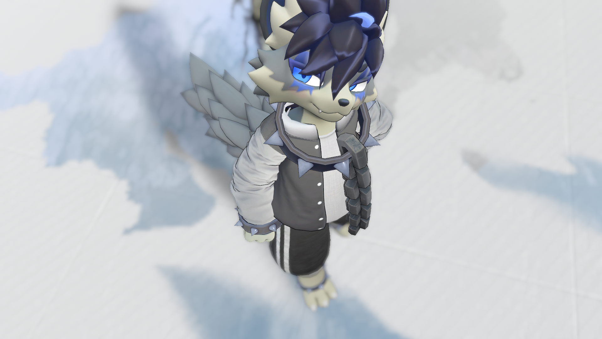 Akami - Kemono Wolf VRChat Furry Model/Avatar