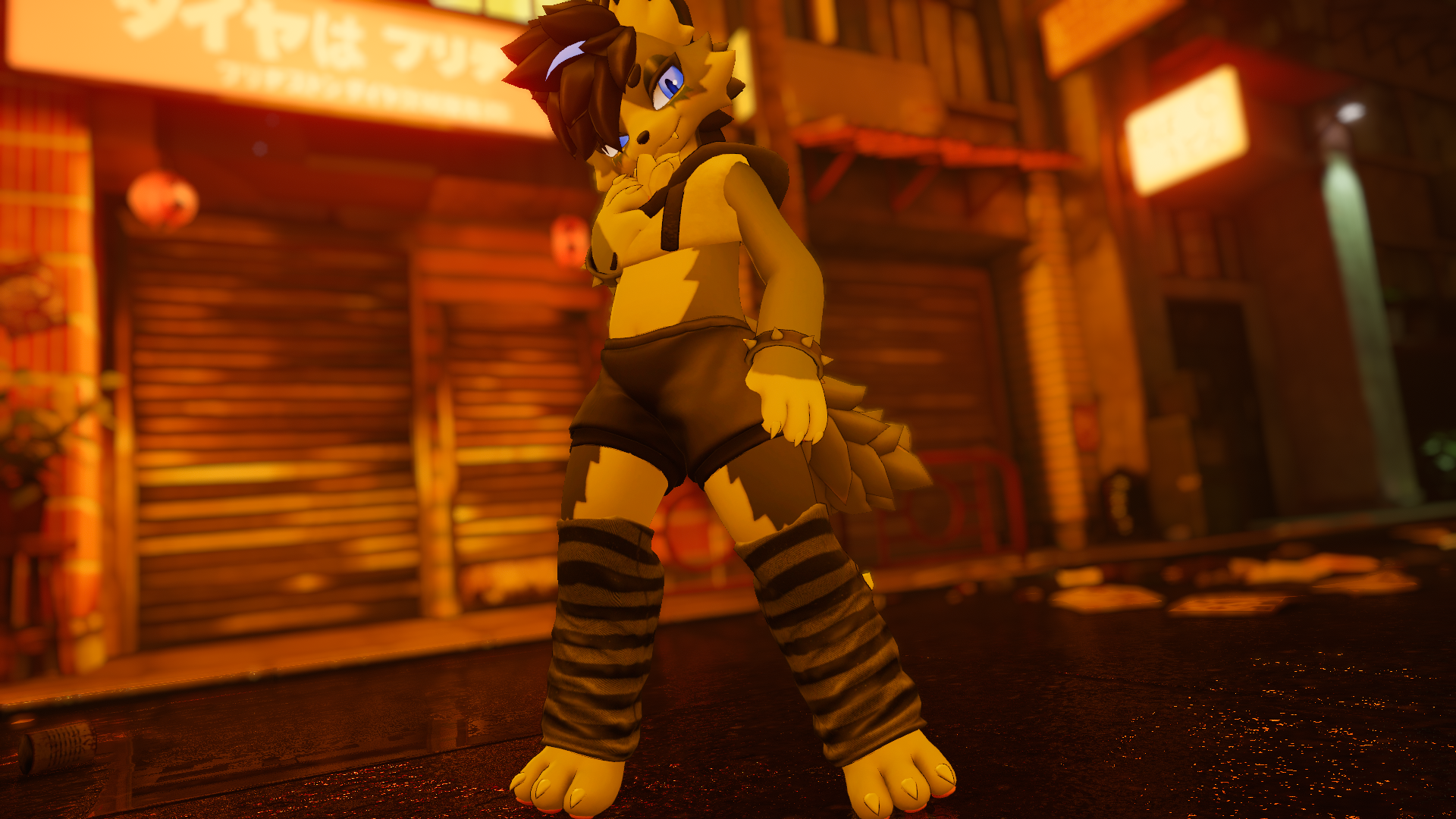 Akami - Kemono Wolf VRChat Furry Model/Avatar