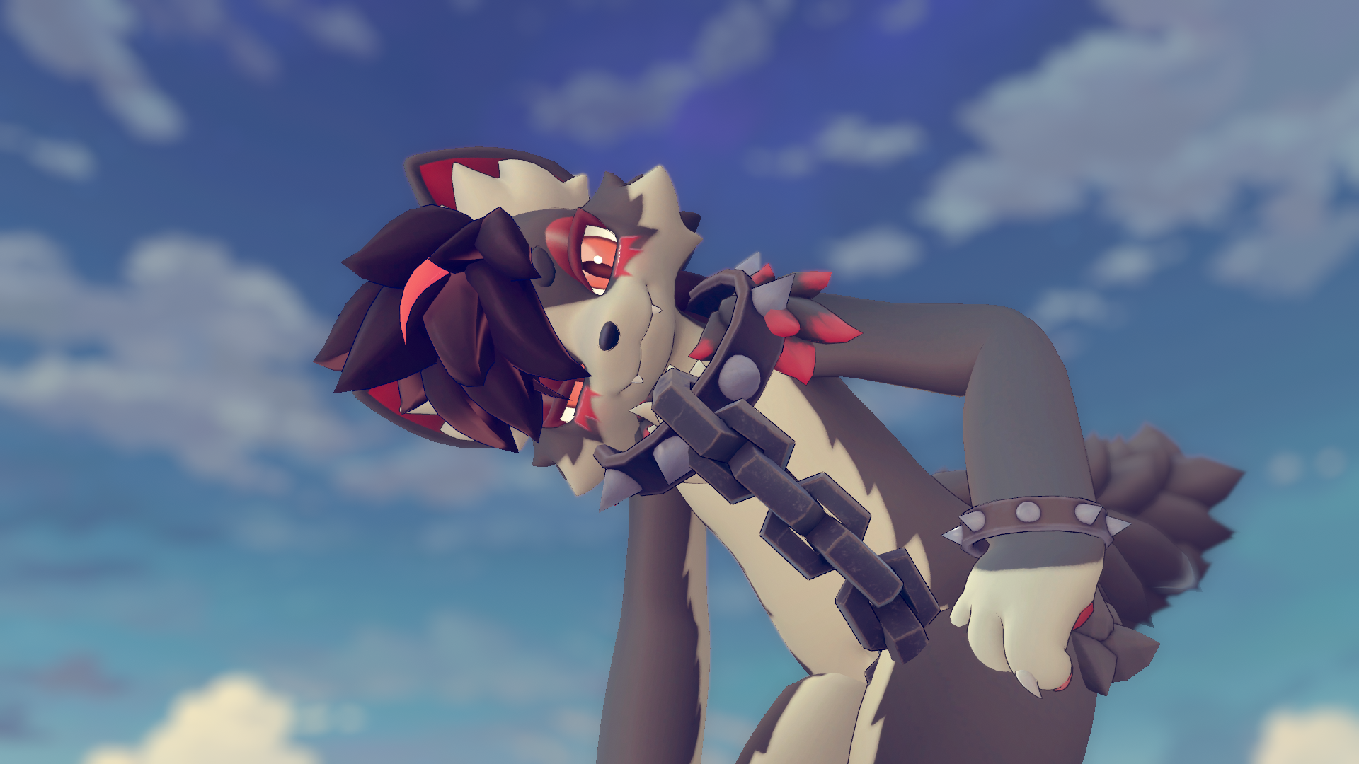 Akami - Kemono Wolf VRChat Furry Model/Avatar