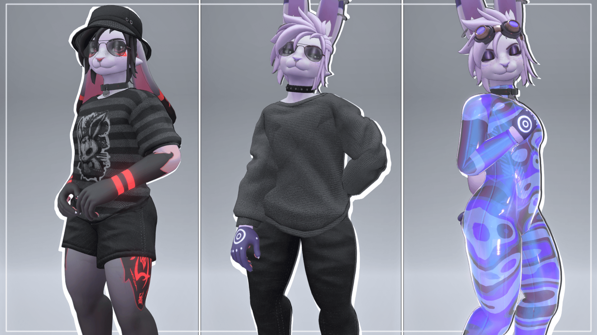 Usagi Bunny - VRChat Rabbit Furry Model/Avatar