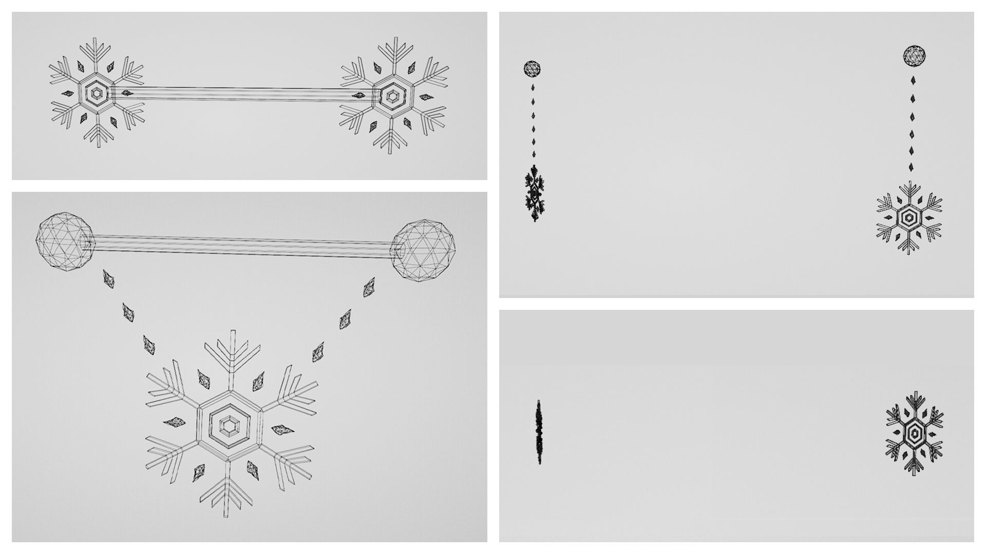 Snowflake Set ❄ (8 pieces)