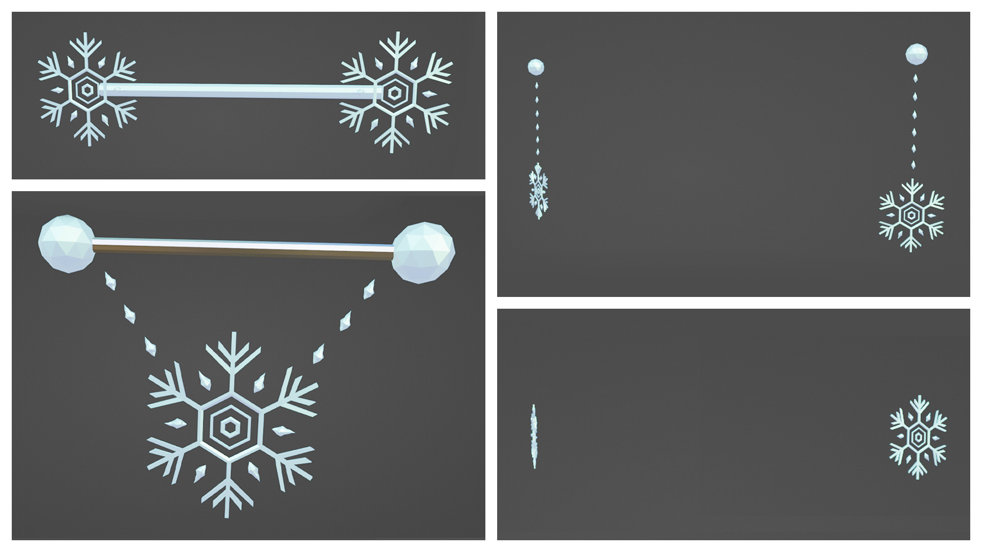 Snowflake Set ❄ (8 pieces)
