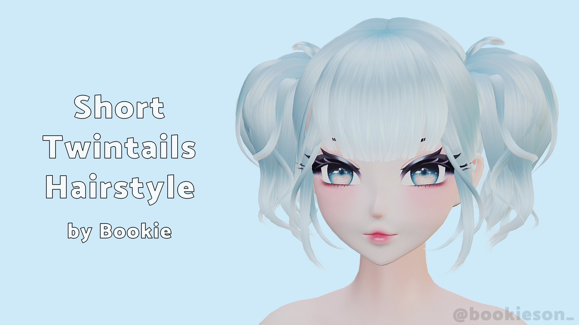 Short Twintails Hair