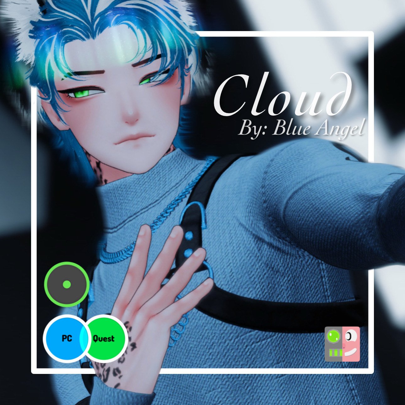 Cloud the Winter Snow Leopard (w/Opti) | PC & Quest & FT