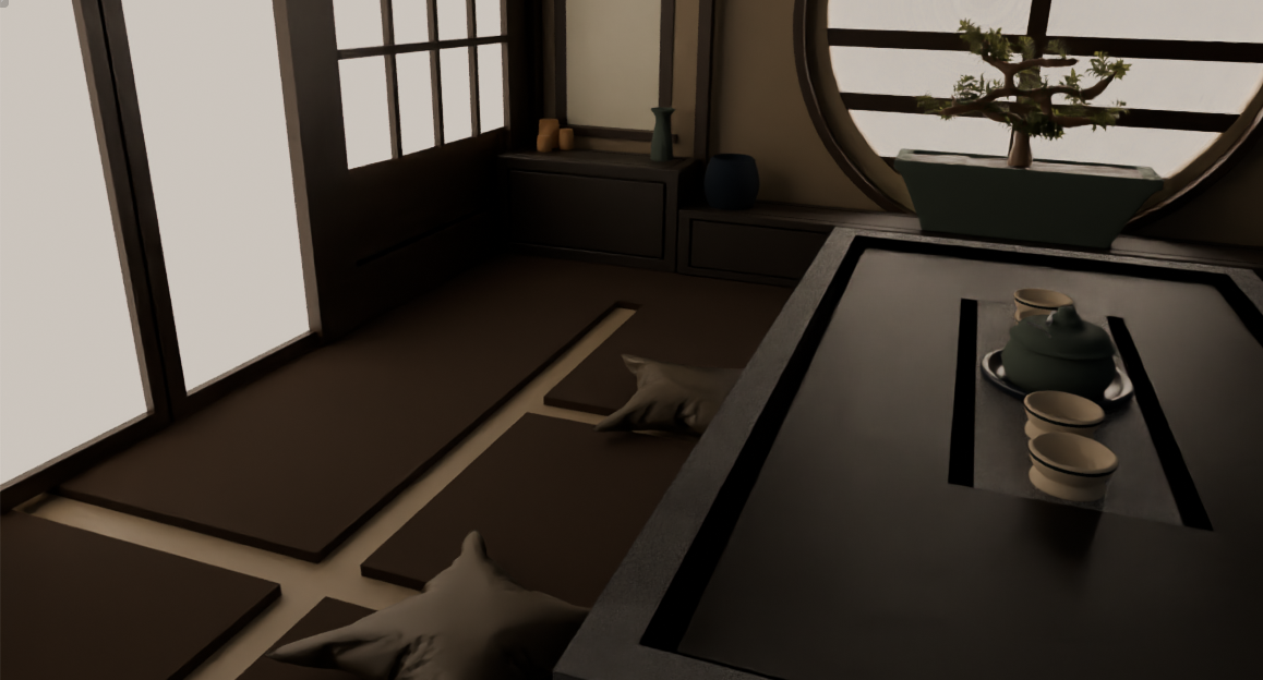 Chinese Zen Room – Editable FBX & OBJ