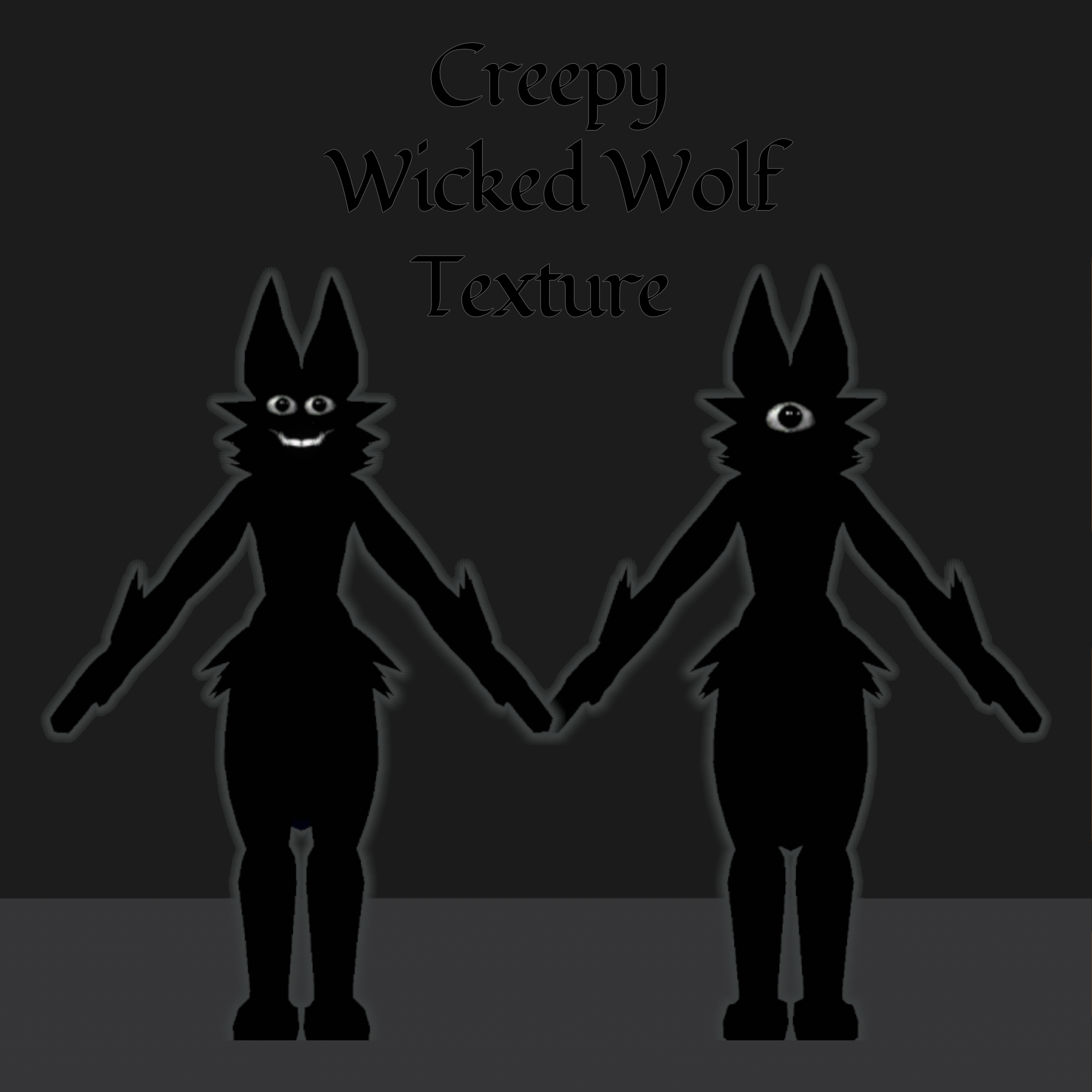 Creepy Wicked Wolf Texture