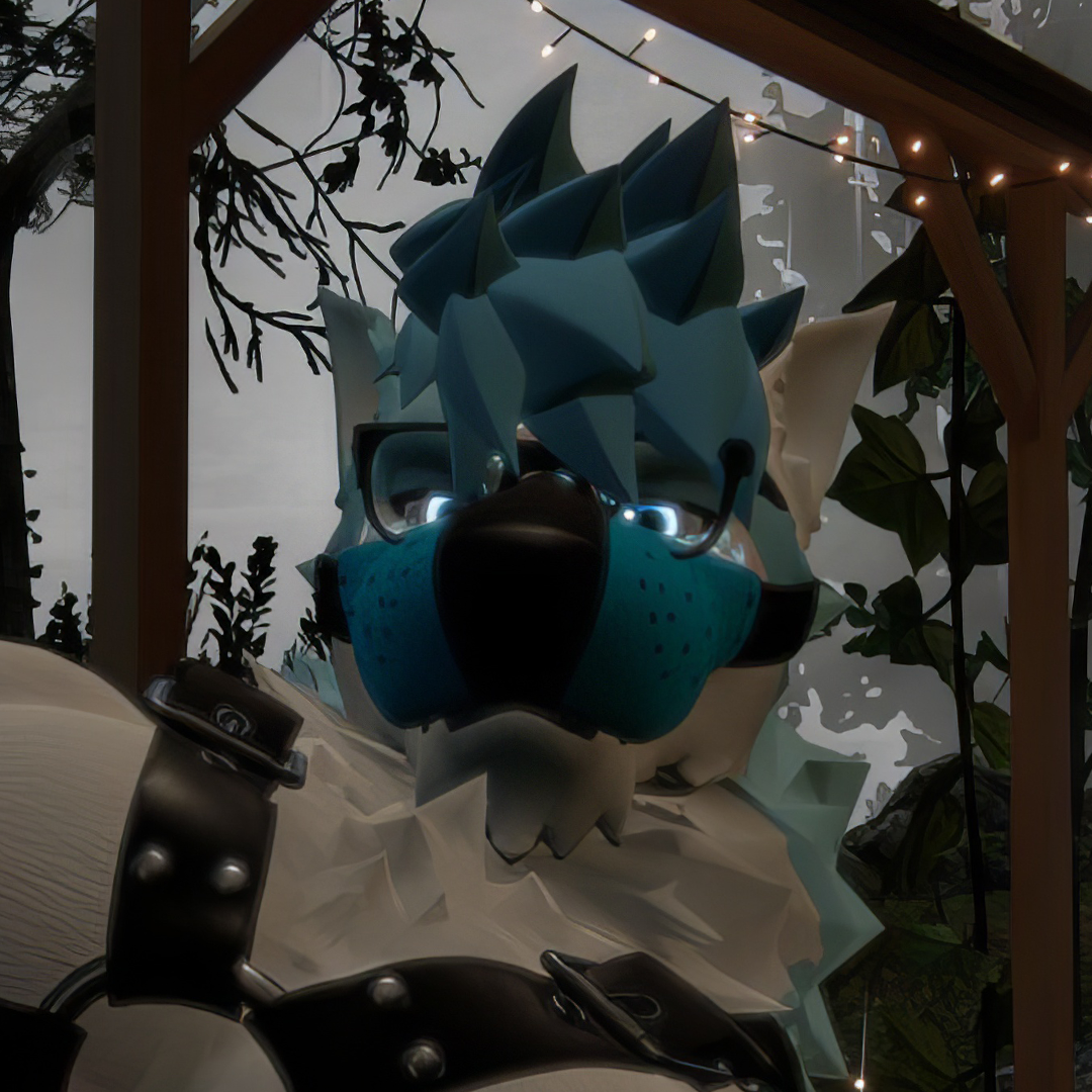 🐺🖤 Pup Mask for Wolfman – VRCFace Tracking (PC)
