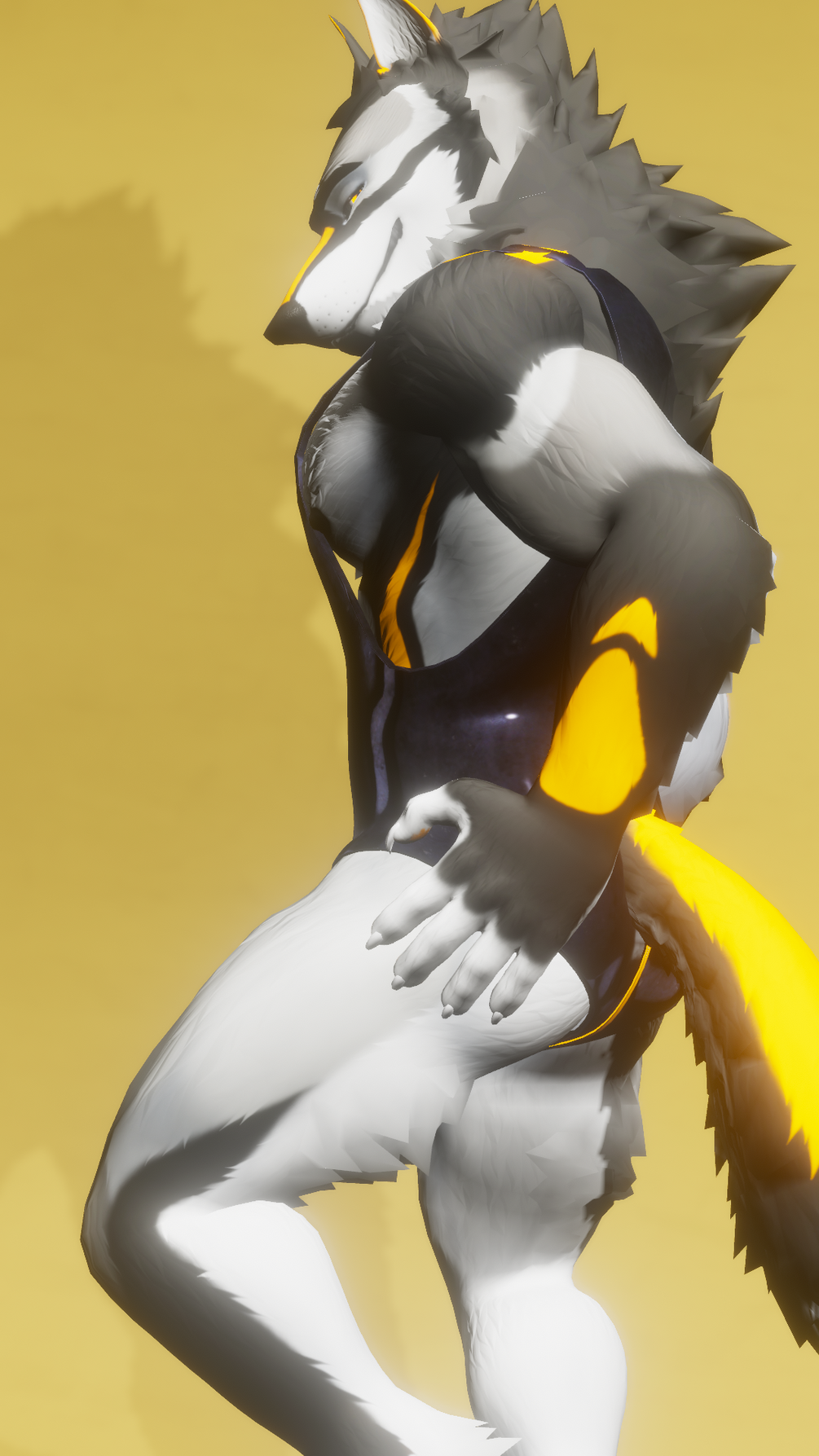 Body Suit for Wolfman Avatar (VRChat)