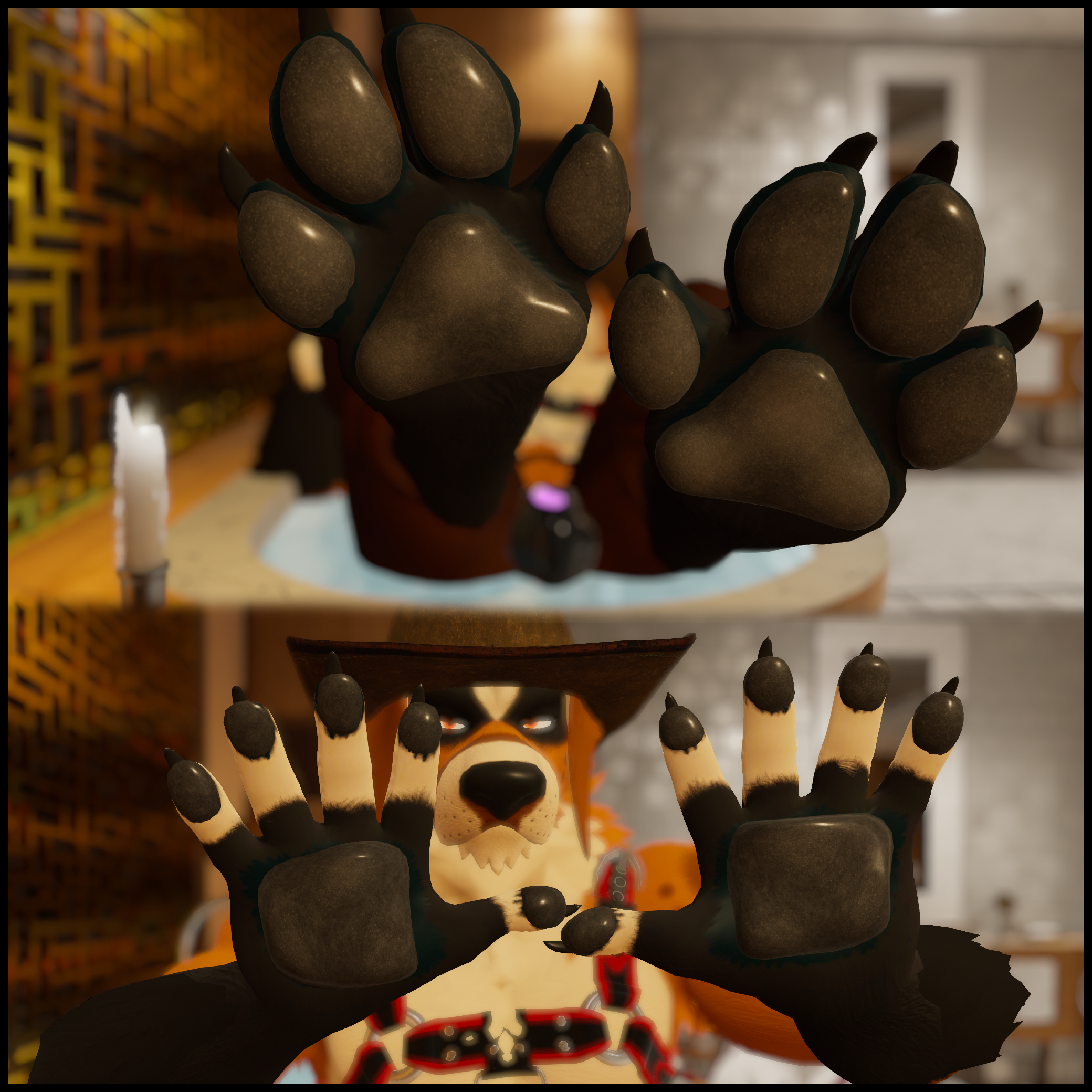 Wolfman Interactive Beans (VRChat)